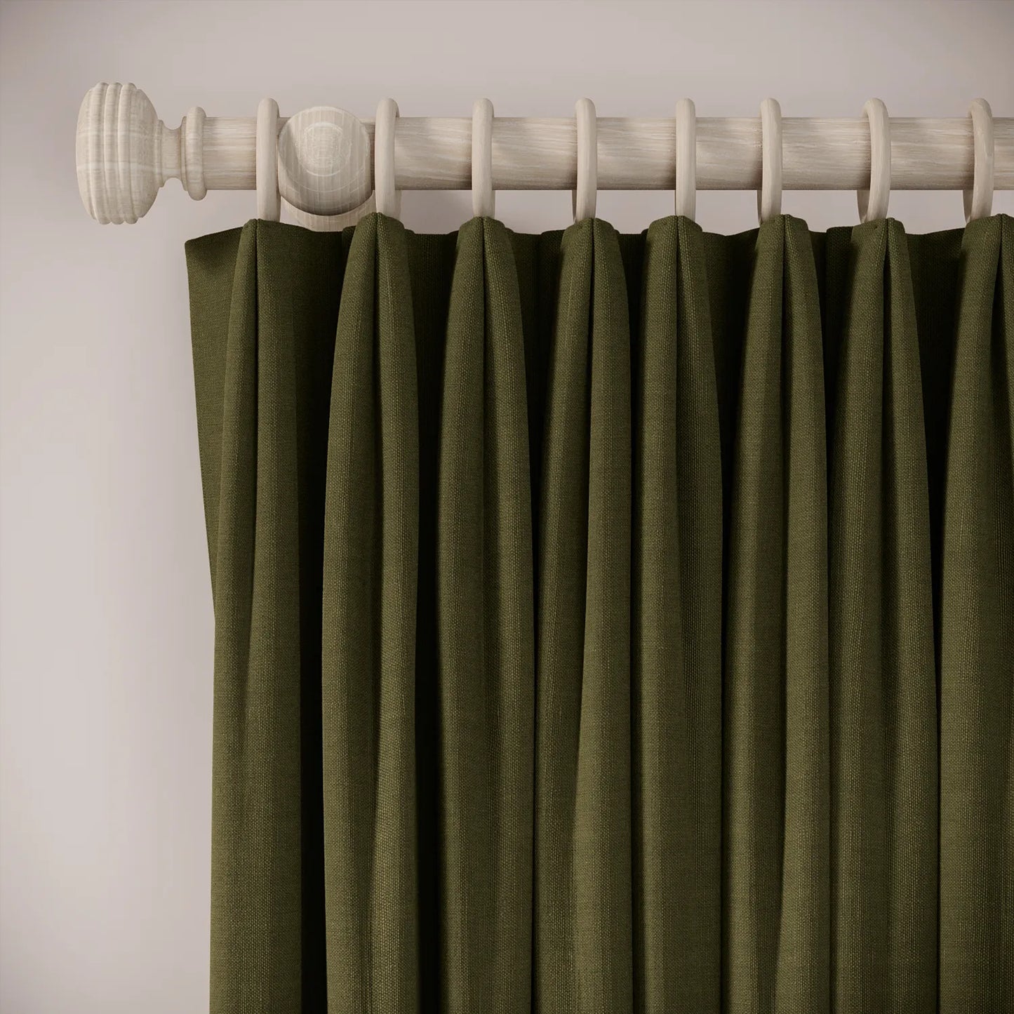 Fido Curtains - Pure Linen - Mossify