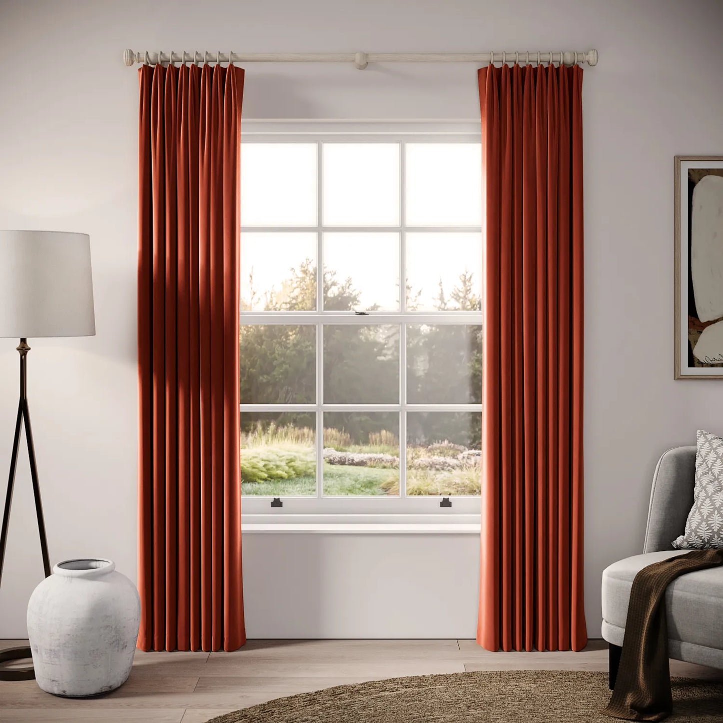Fido Curtains - Soft Velvet - Cookout