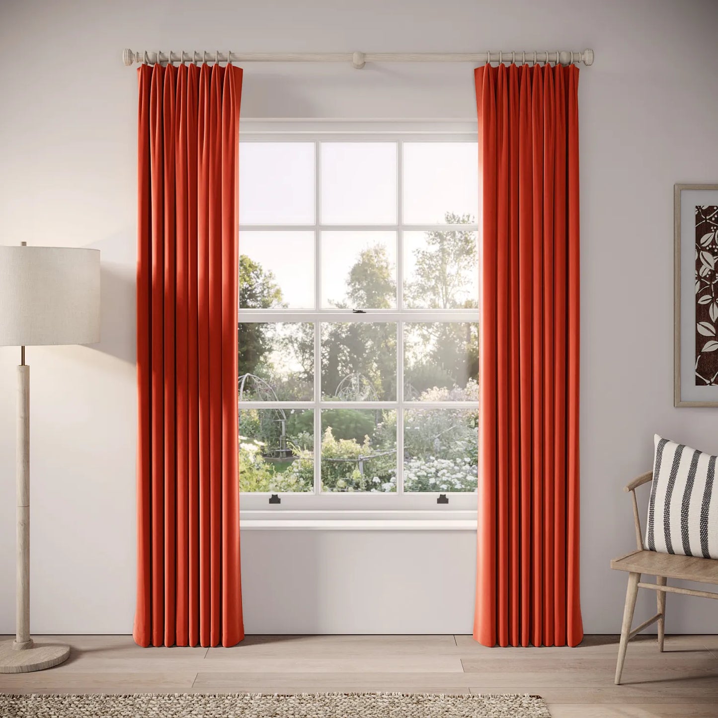 Fido Curtains - Soft Velvet - Logburner
