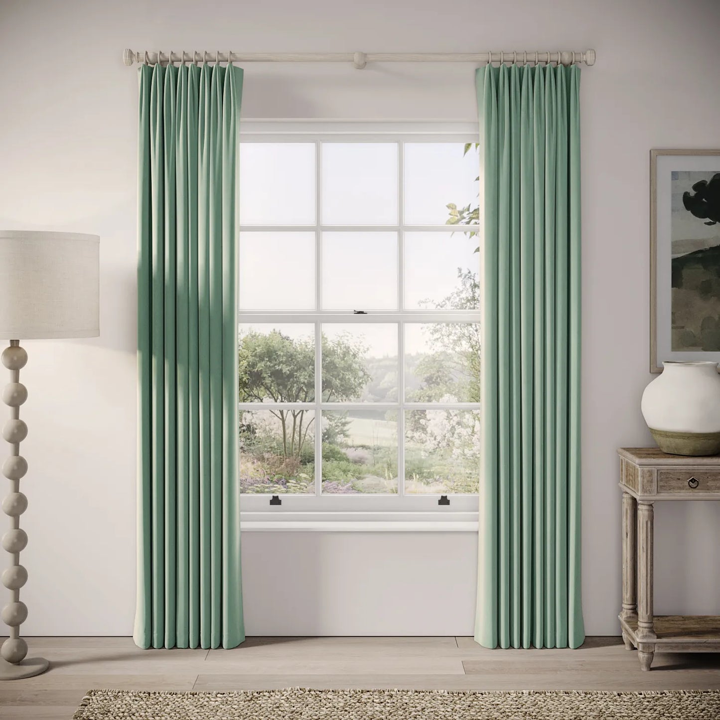 Fido Curtains - Soft Velvet - Mid-horizon