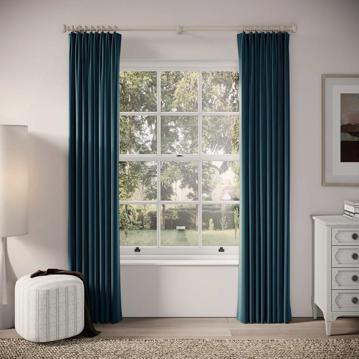 Fido Curtains - Soft Velvet - Reef