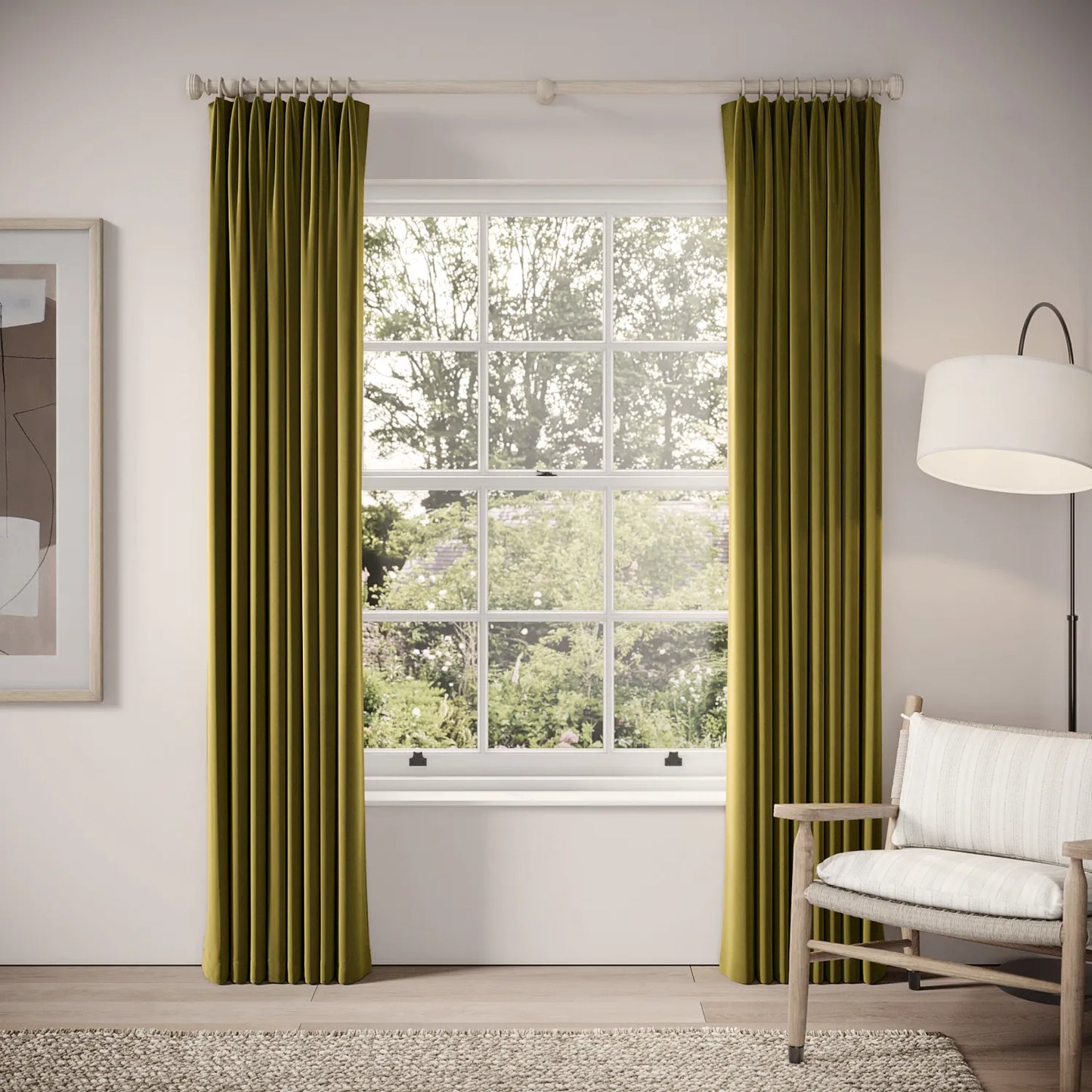 Fido Curtains - Soft Velvet - Thicket