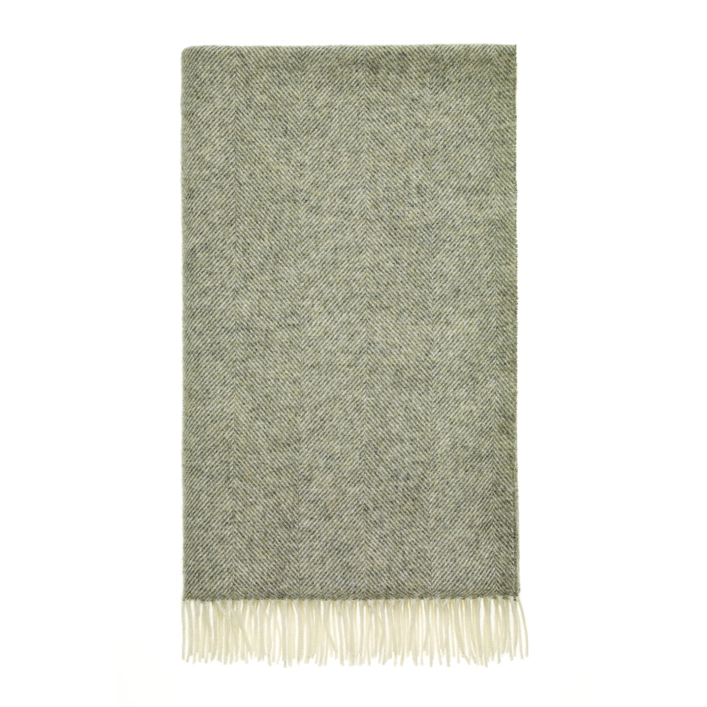 Herringbone Throw - Vintage Grey