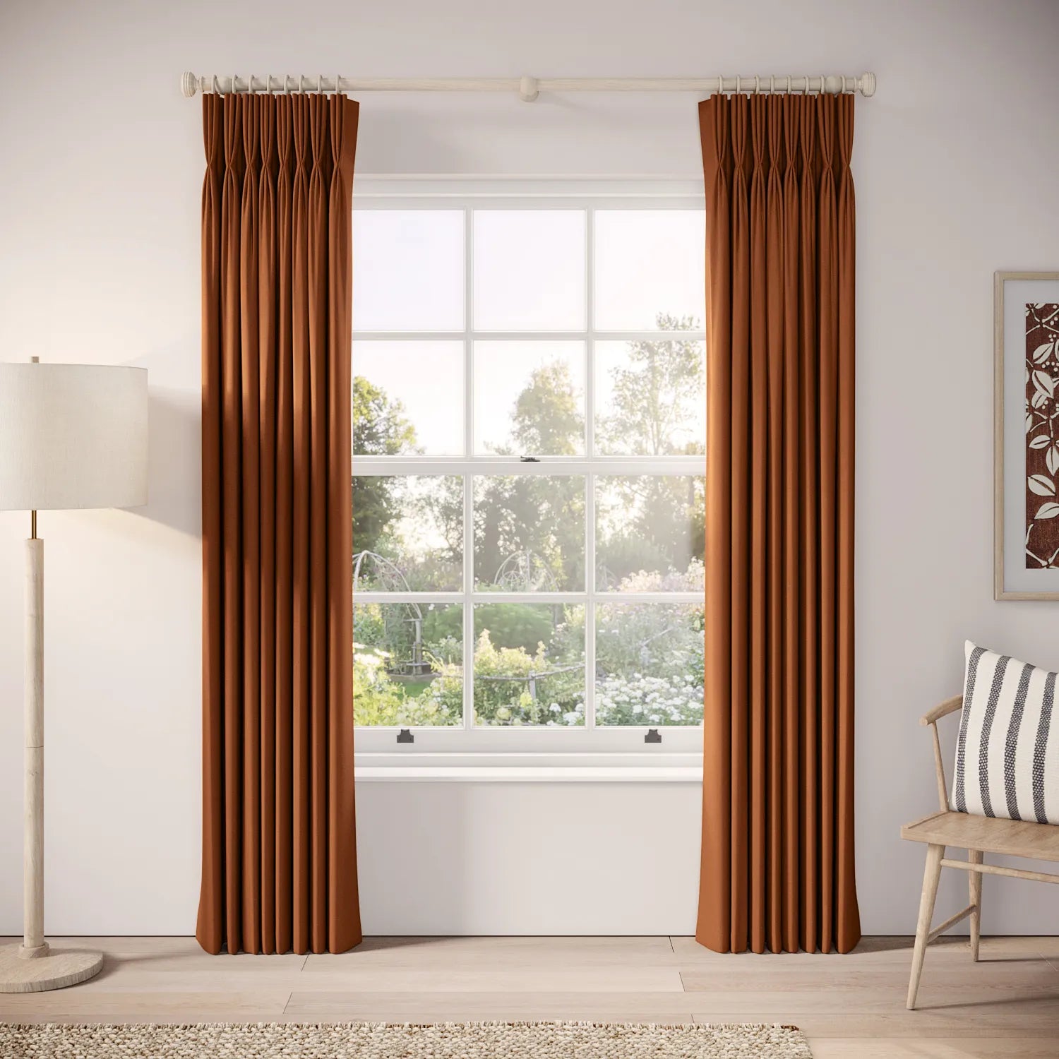 His Nibs Curtains - Brushed Cotton - Hippie Shake