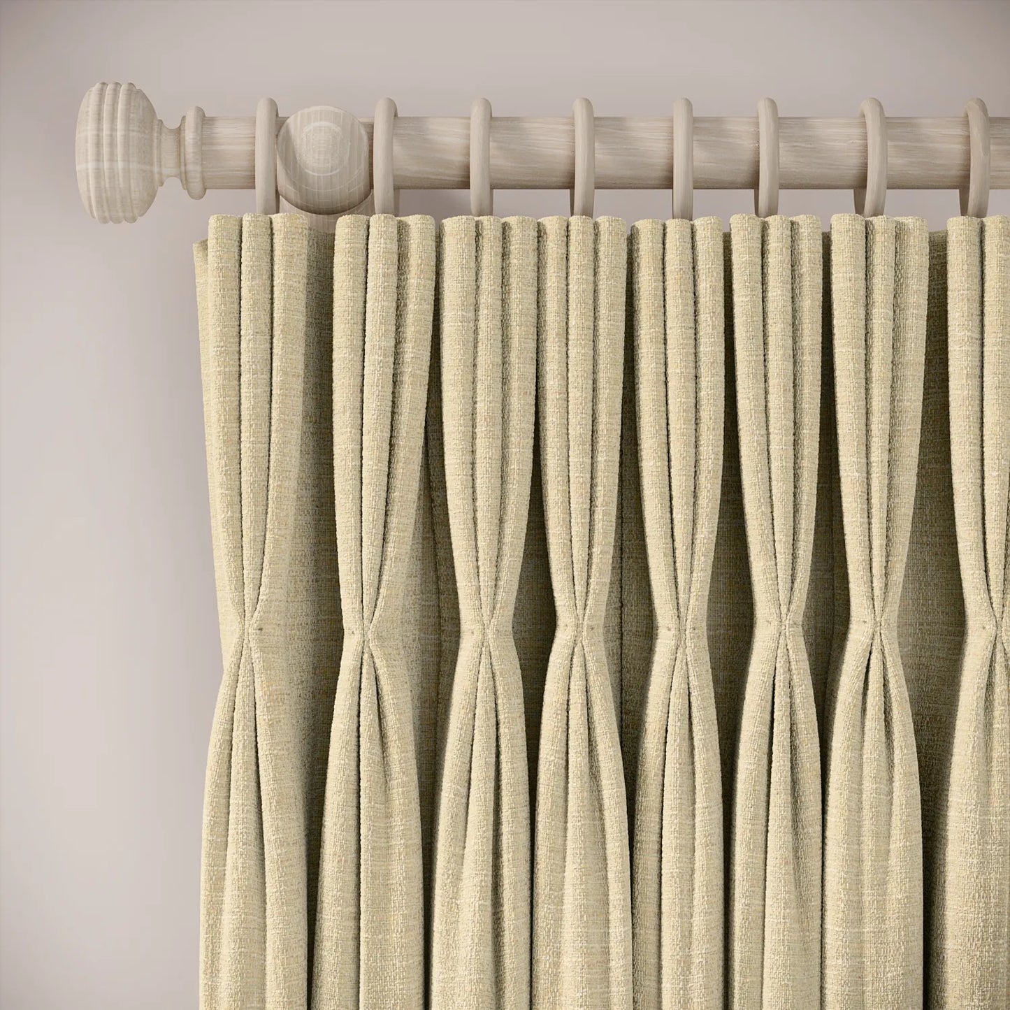 His Nibs Curtains - Eco Boucle - Viennese Whirl