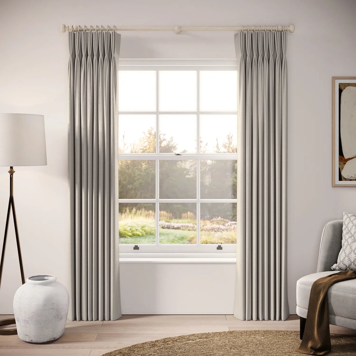 His Nibs Curtains - Eco Weave - Grandmama