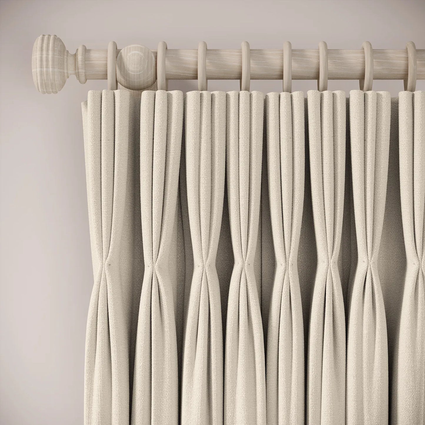 His Nibs Curtains - Eco Weave - Macchiato