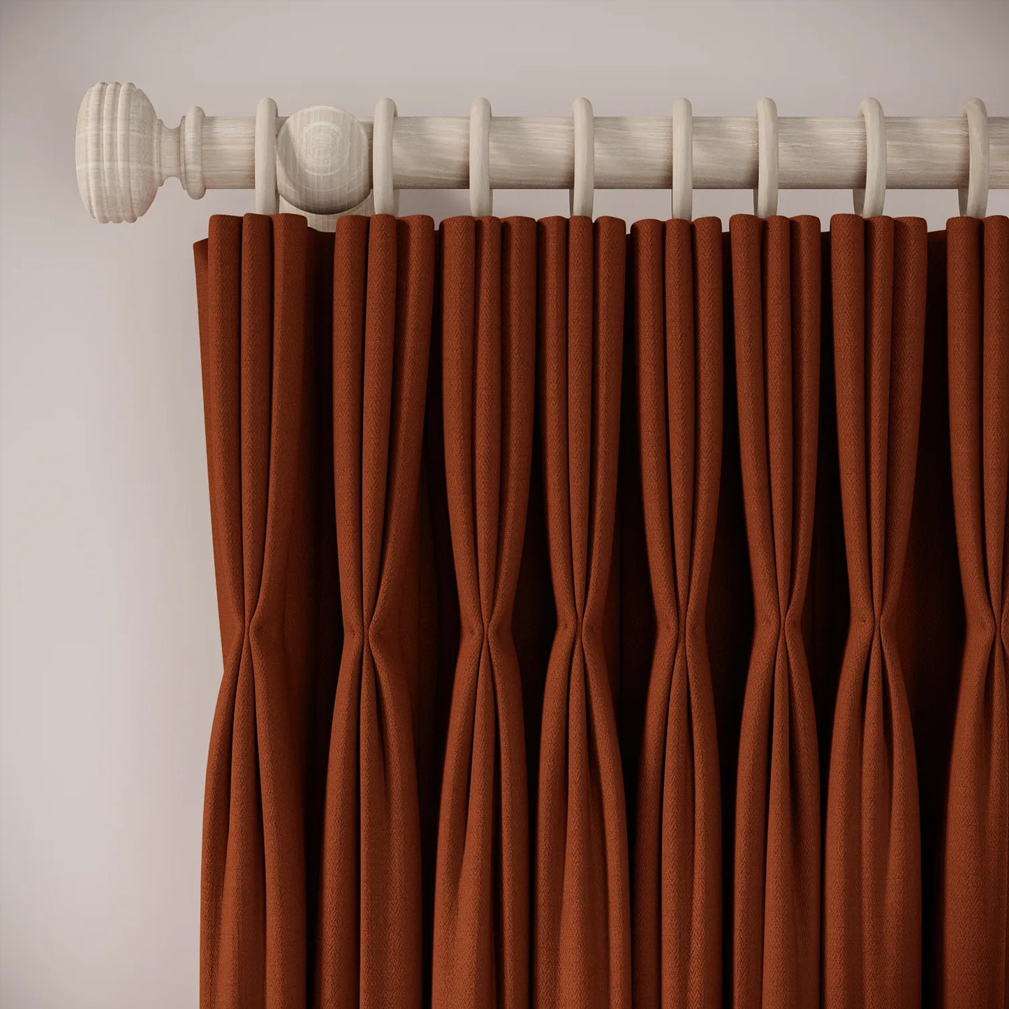 His Nibs Curtains - Linen Blend - Flare