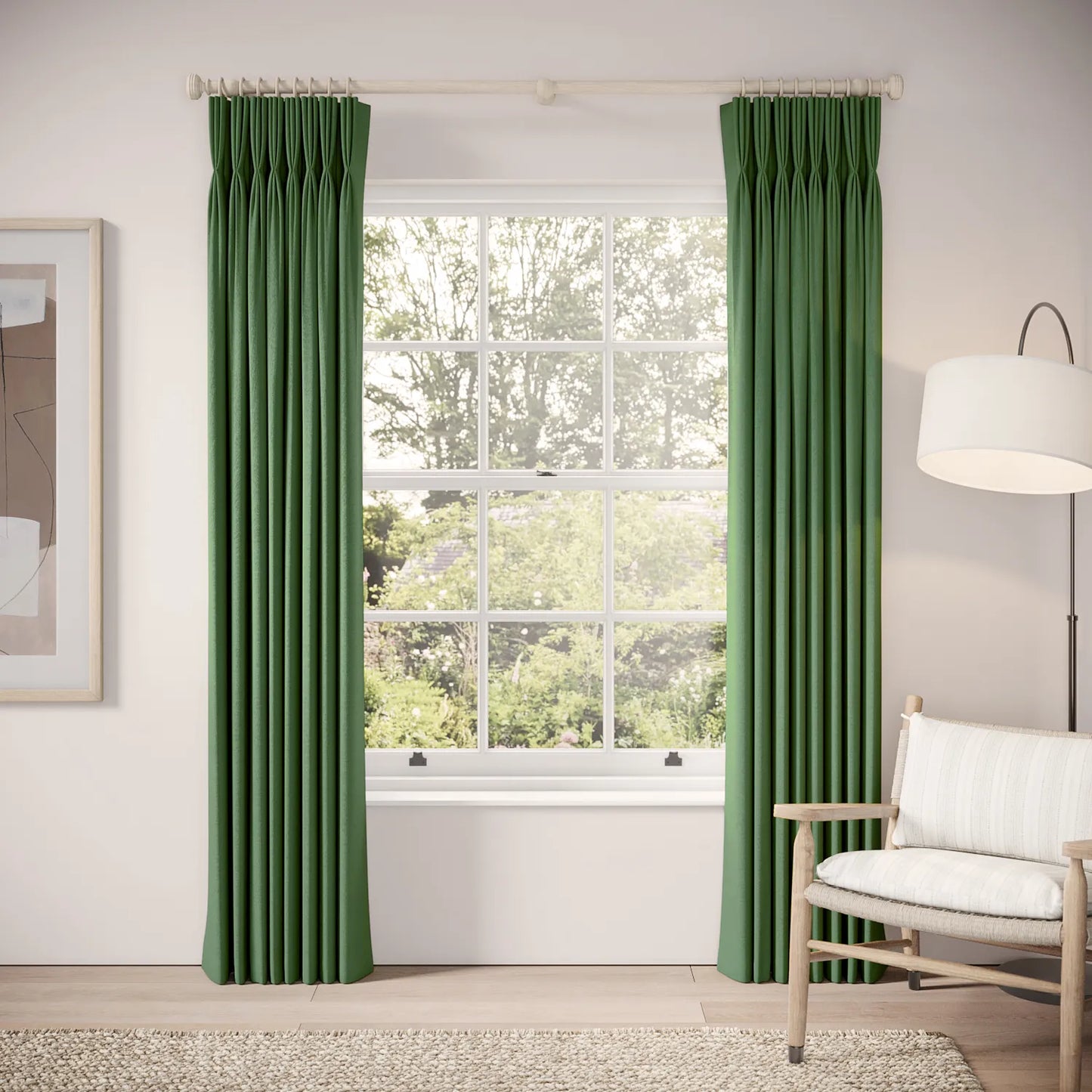 His Nibs Curtains - Linen Blend - Lawnmower