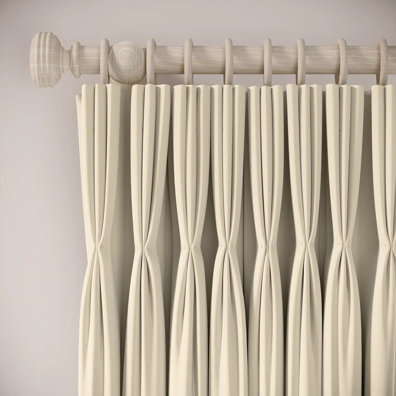 His Nibs Curtains - Soft Velvet - Dover