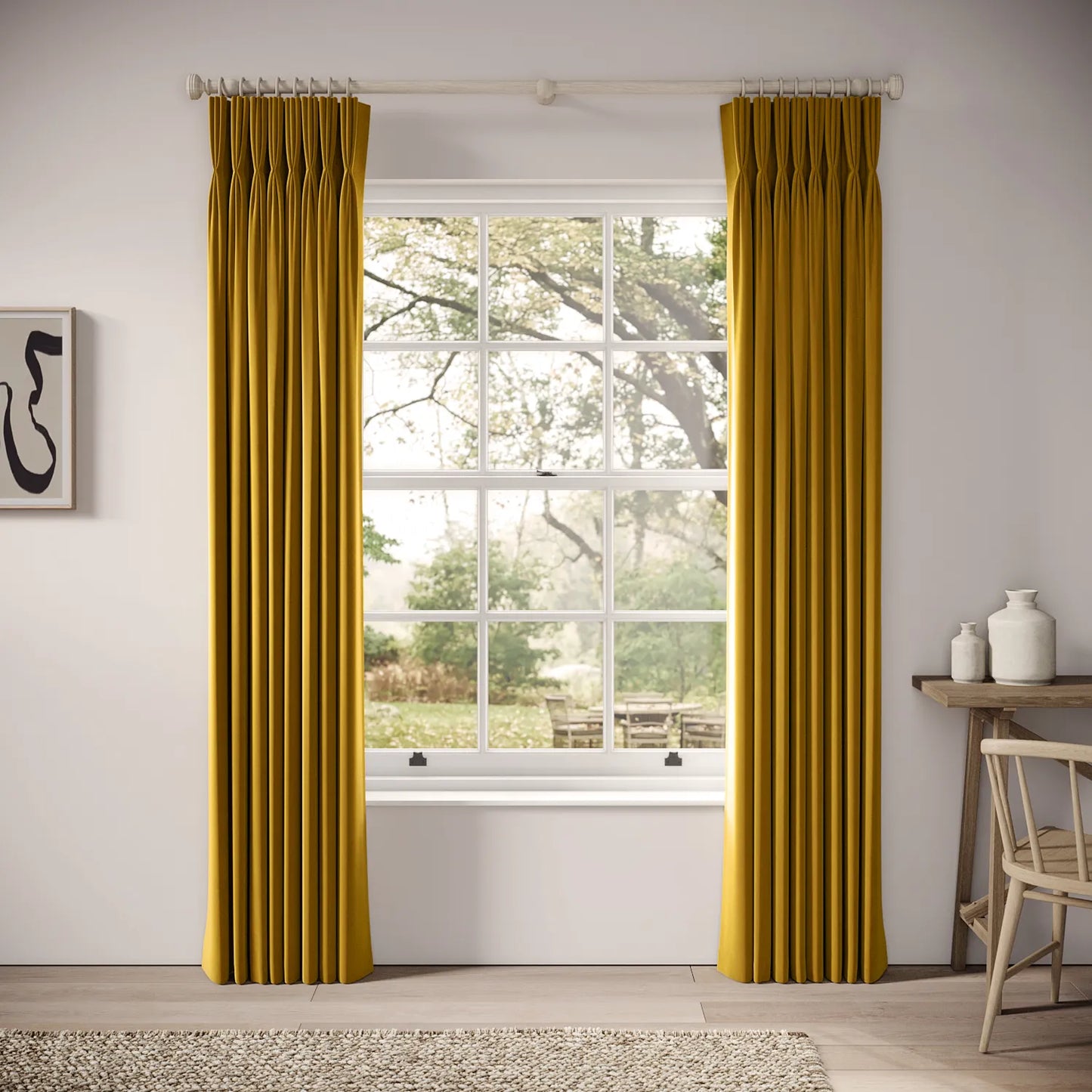 His Nibs Curtains - Soft Velvet - Lucky Strike