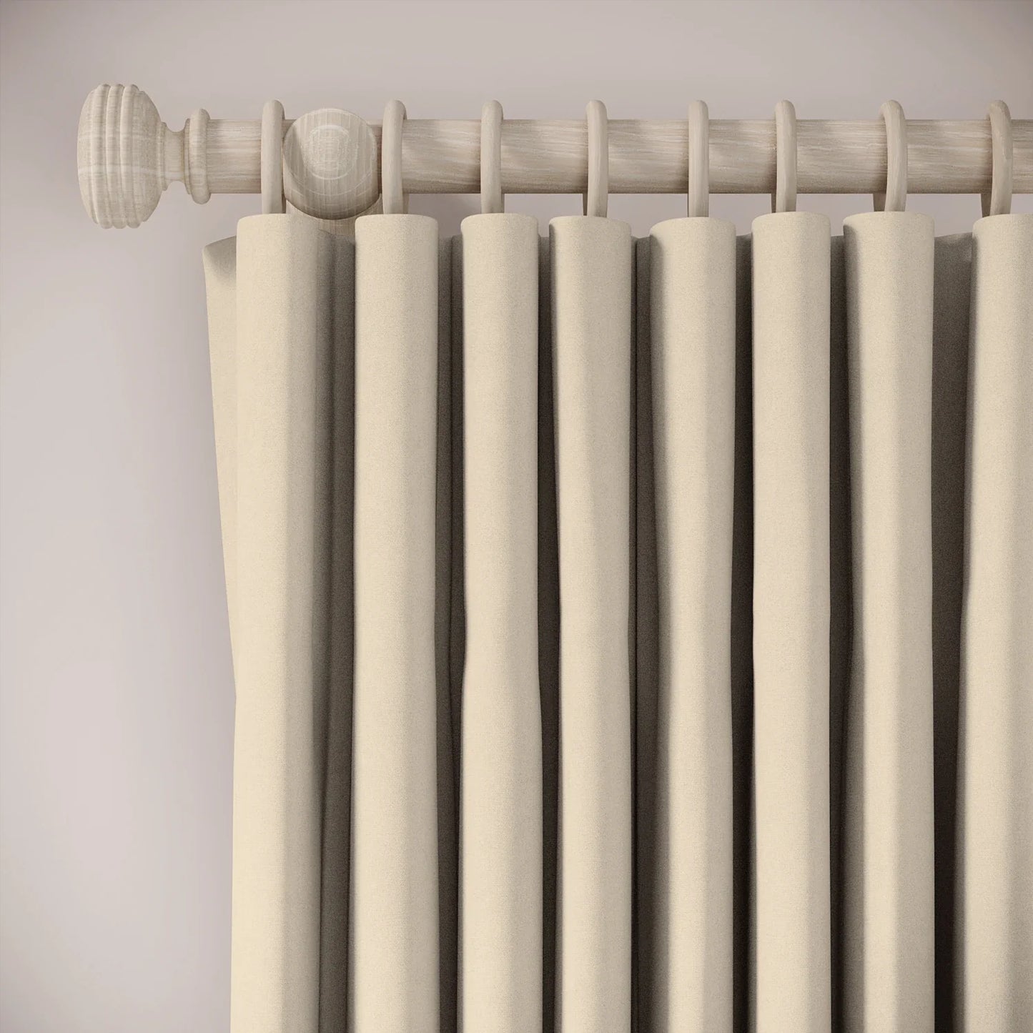 Lazy Sunday Curtains - Brushed Cotton - Eggbox