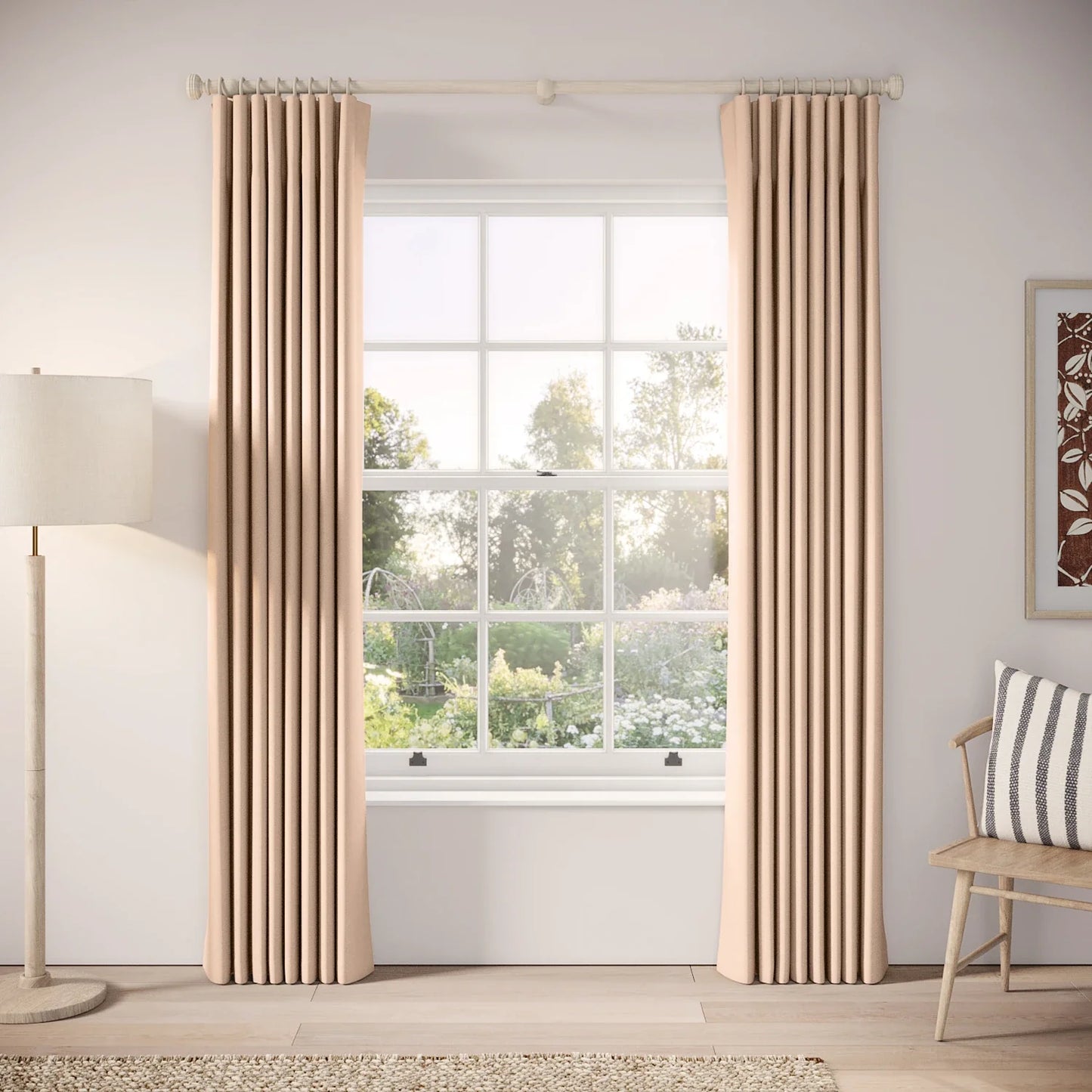 Lazy Sunday Curtains - Brushed Cotton - Girl Gang