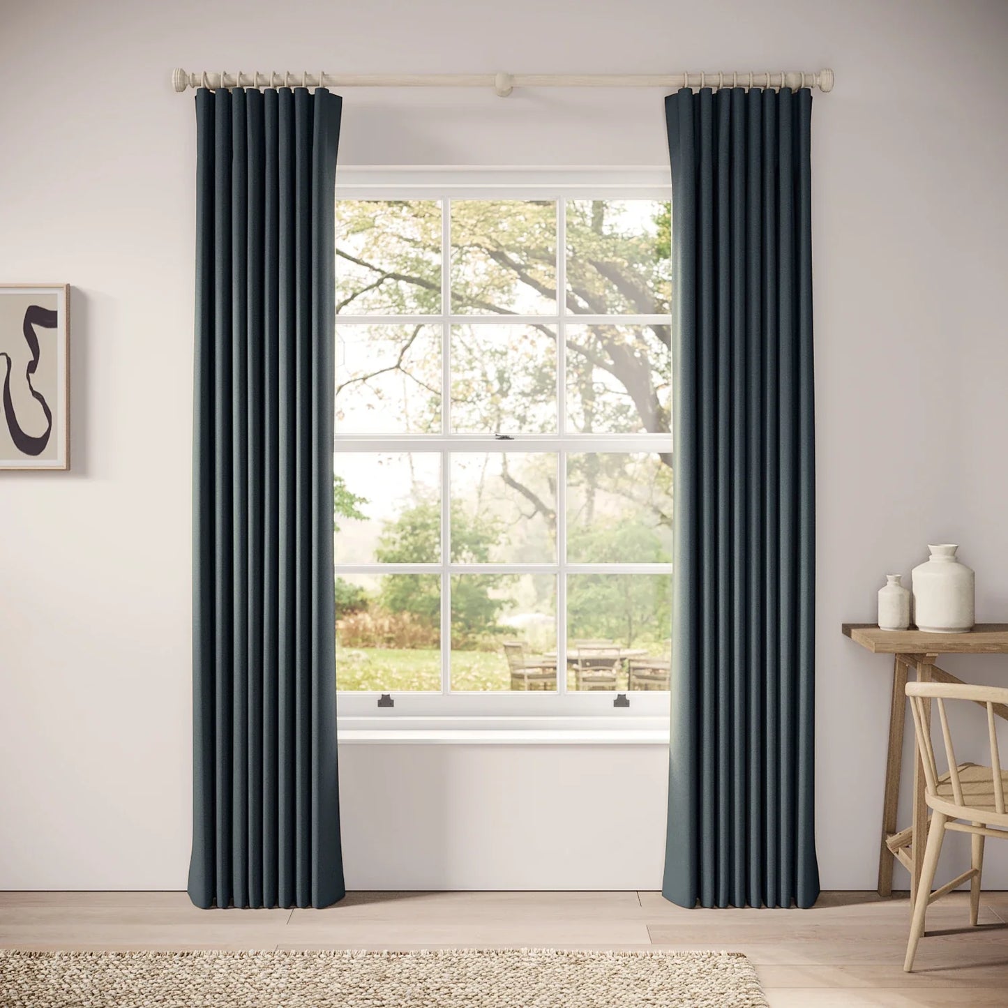 Lazy Sunday Curtains - Brushed Cotton - Master Mariner