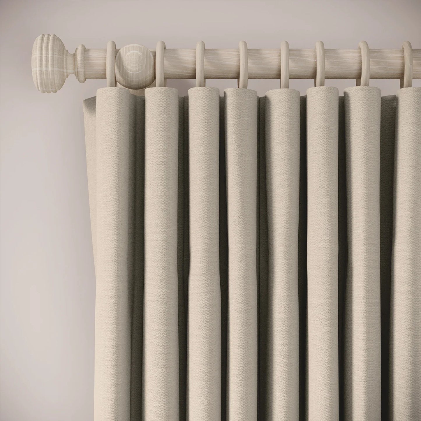 Lazy Sunday Curtains - Linen Blend - Skimming