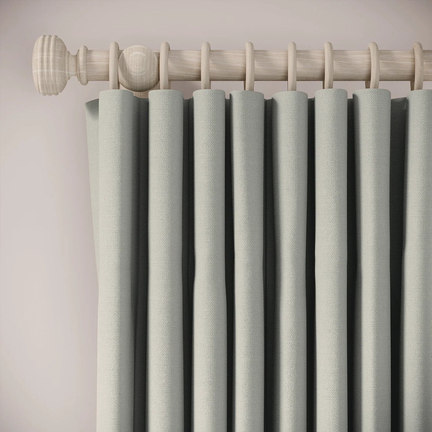Lazy Sunday Curtains - Linen Blend - Villa Blue