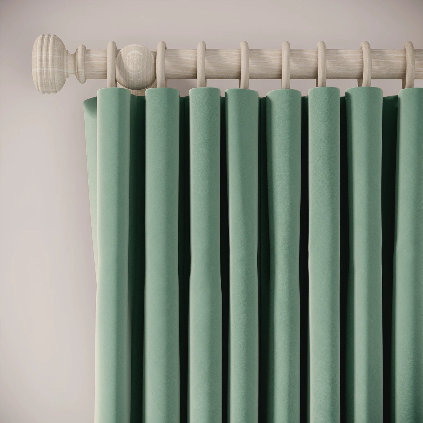 Lazy Sunday Curtains - Soft Velvet - Mid-horizon
