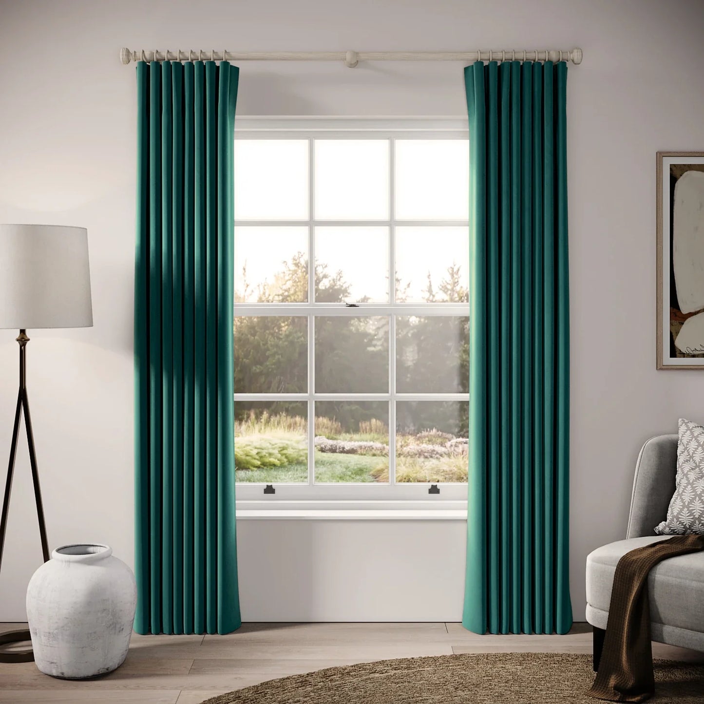 Lazy Sunday Curtains - Soft Velvet - Mothercombe