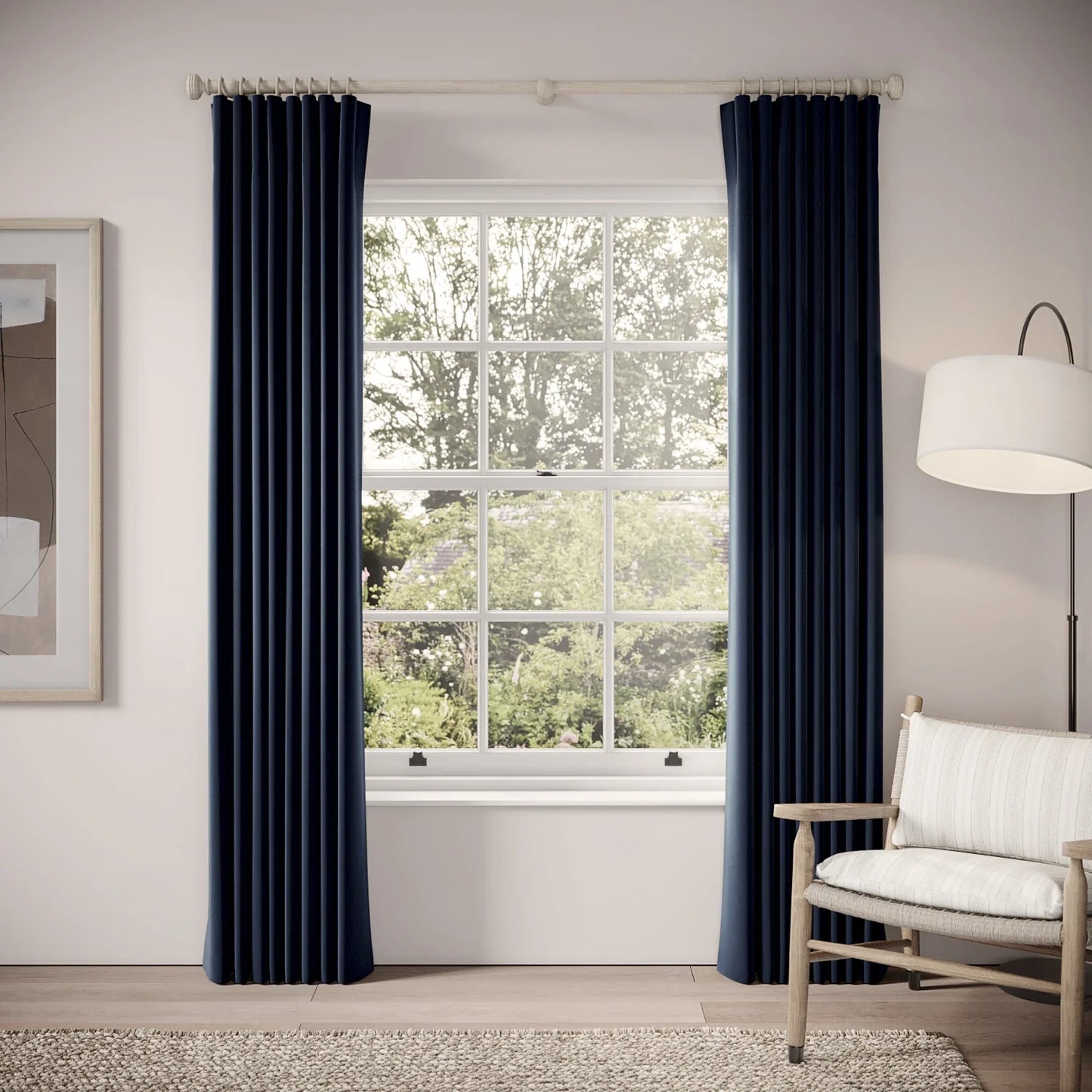 Lazy Sunday Curtains - Soft Velvet - Nocturne