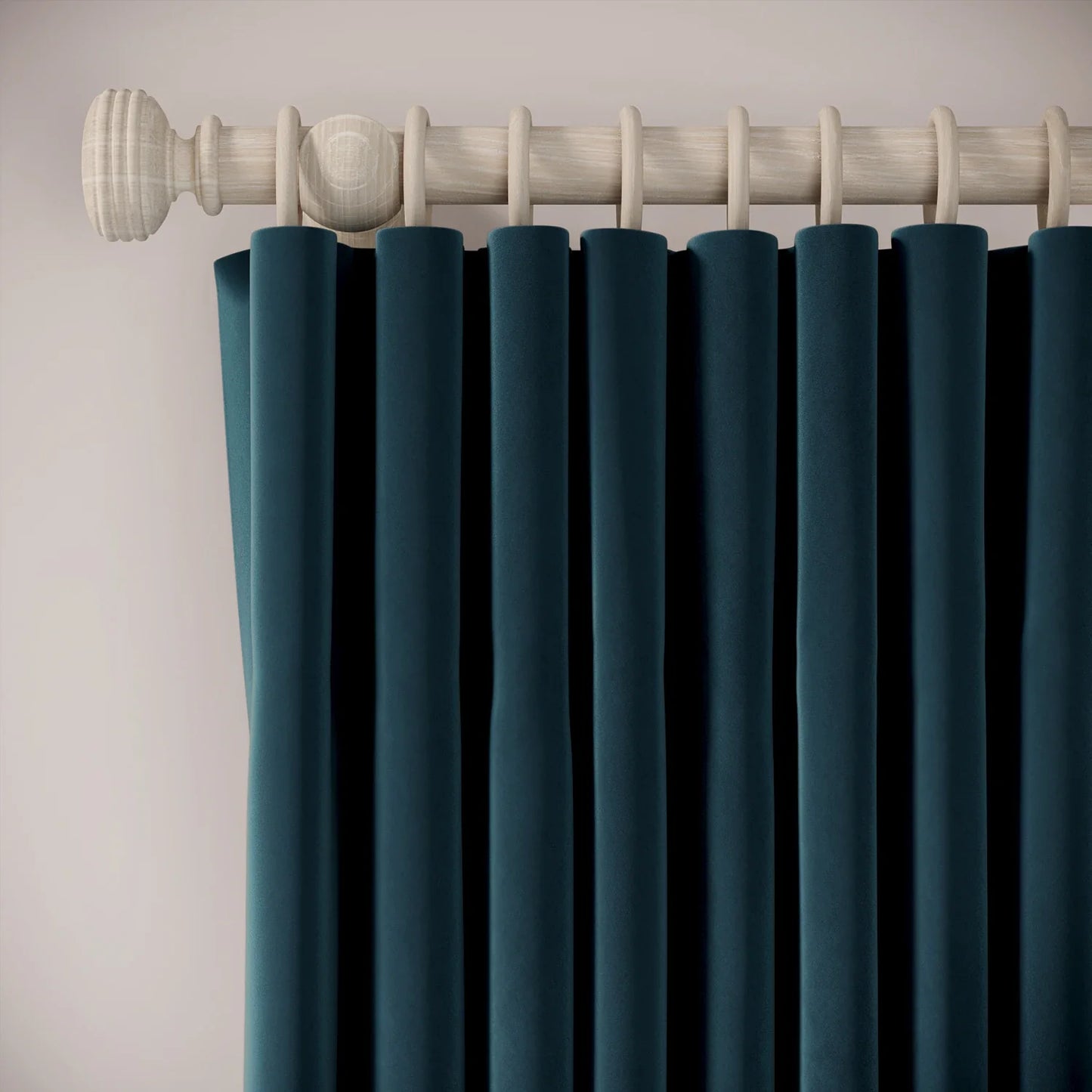 Lazy Sunday Curtains - Soft Velvet - Reef