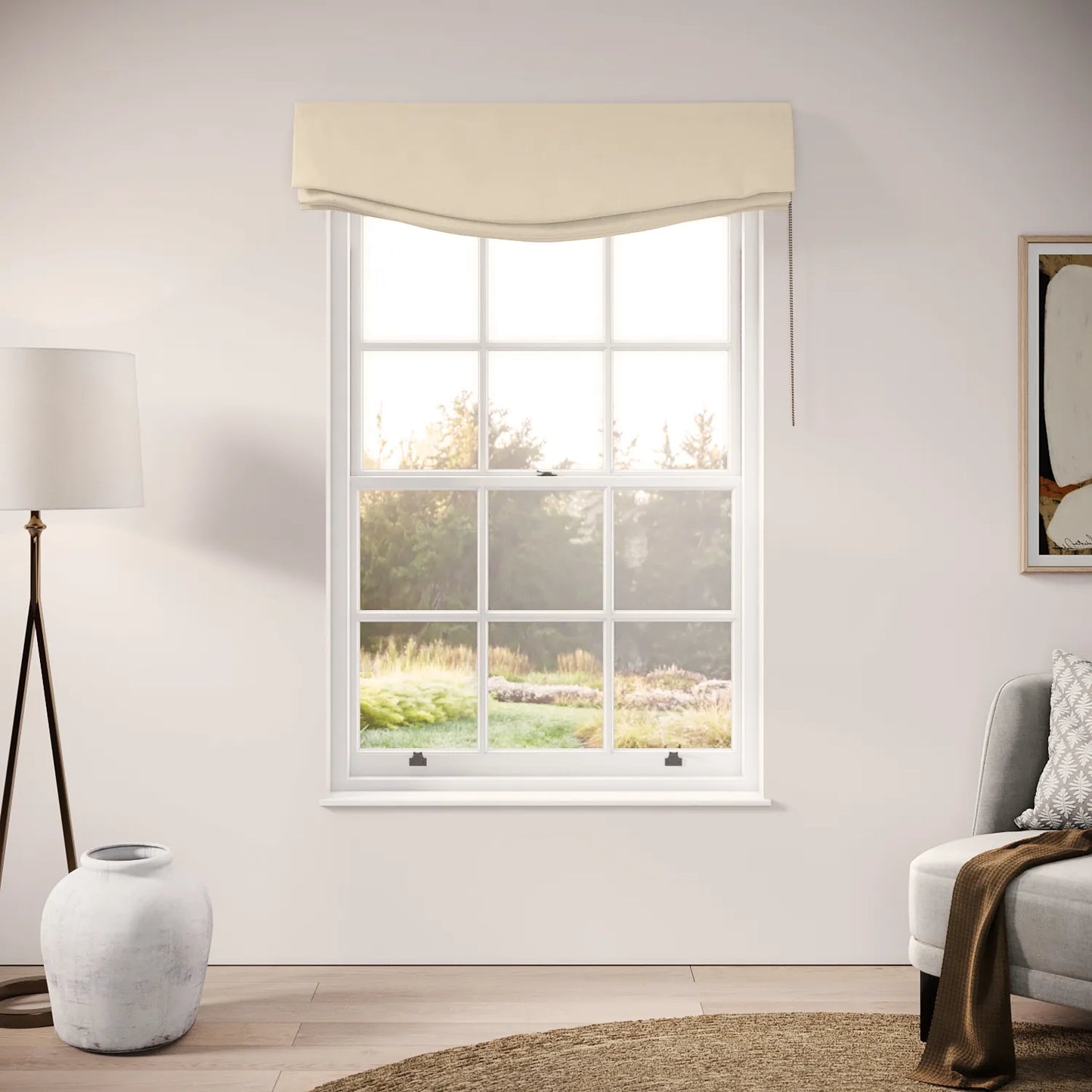 Lumley Blind - Brushed Cotton - Eggbox
