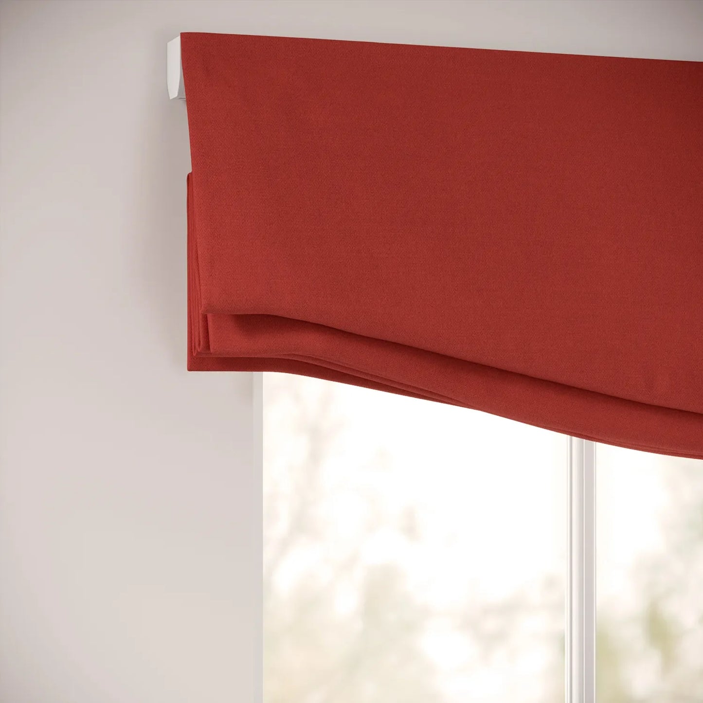 Lumley Blind - Linen Blend - Cardinal