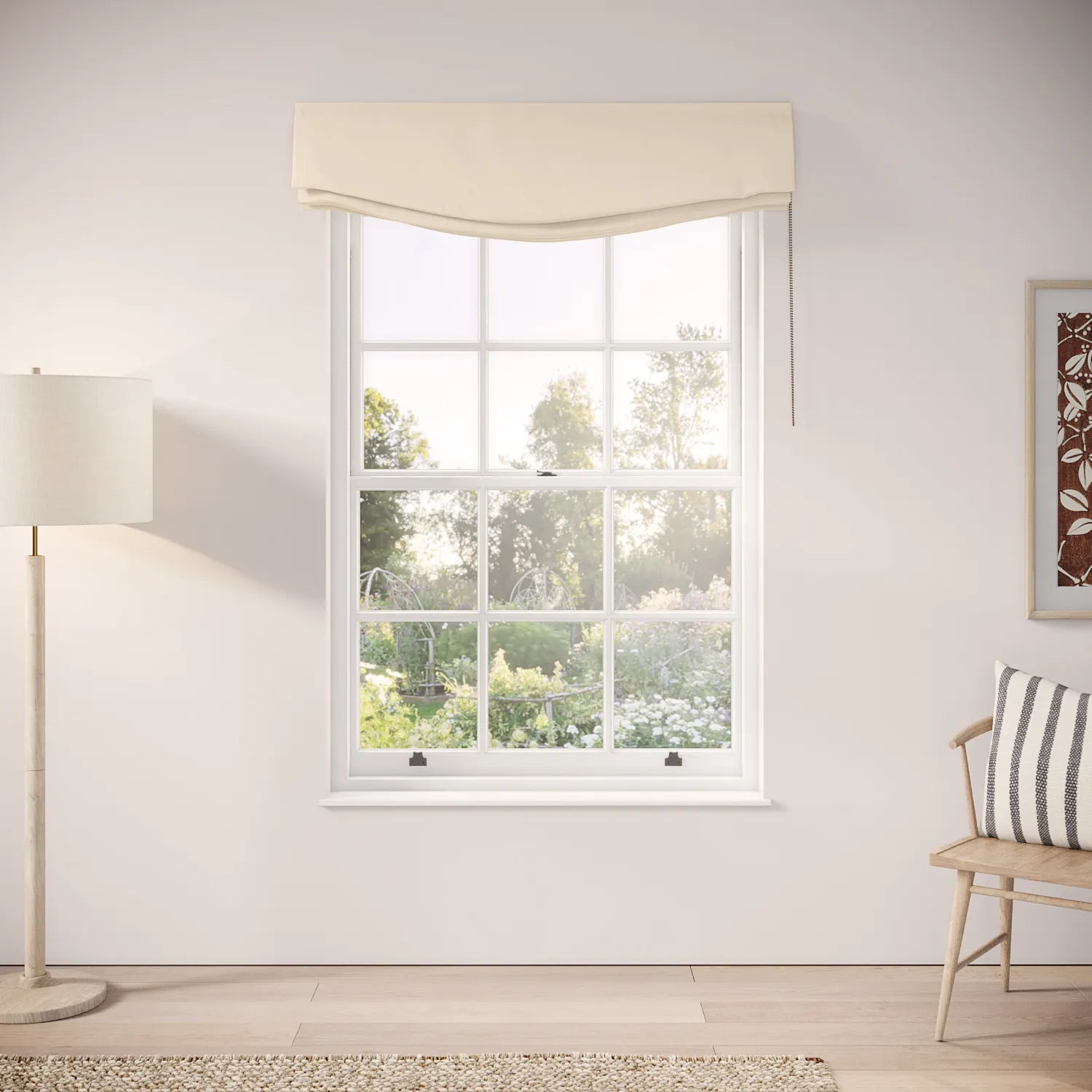 Lumley Blind - Linen Blend - Ostrich Egg