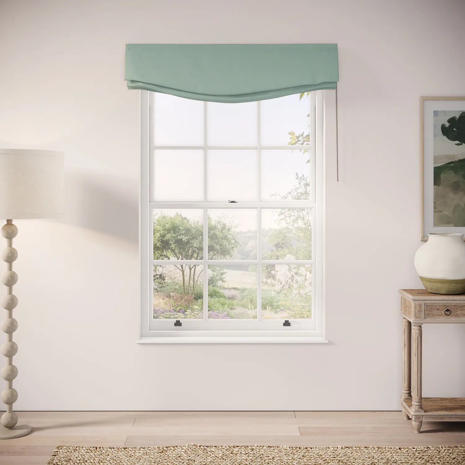 Lumley Blind - Linen Blend - Rockpool