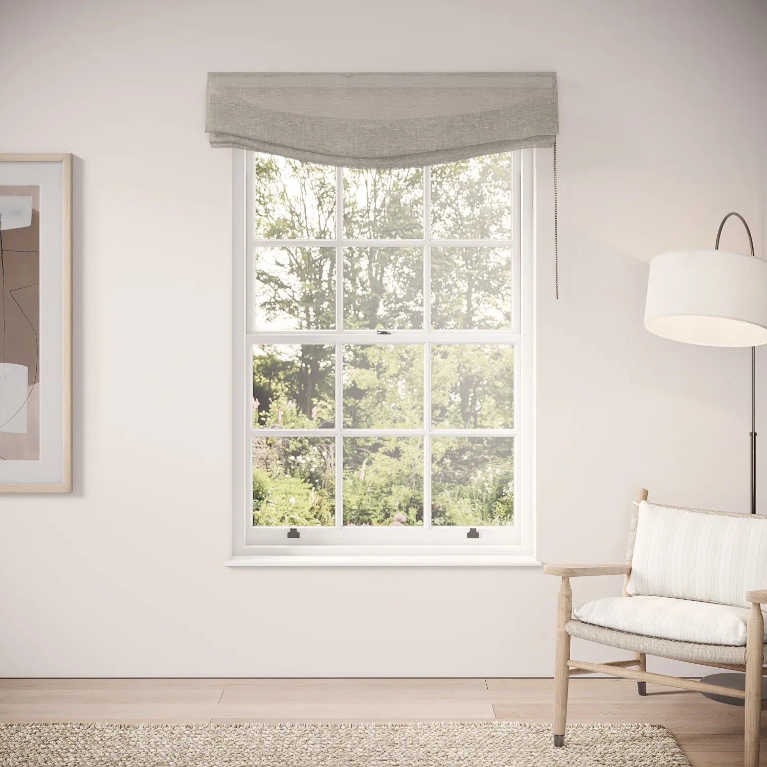 Lumley Blind - Slubby Sheer - Hen of the Woods