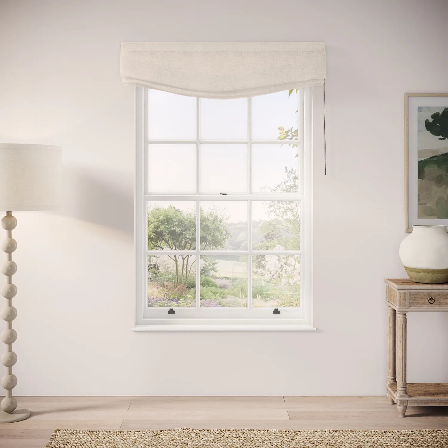 Lumley Blind - Slubby Sheer - Lighthouse