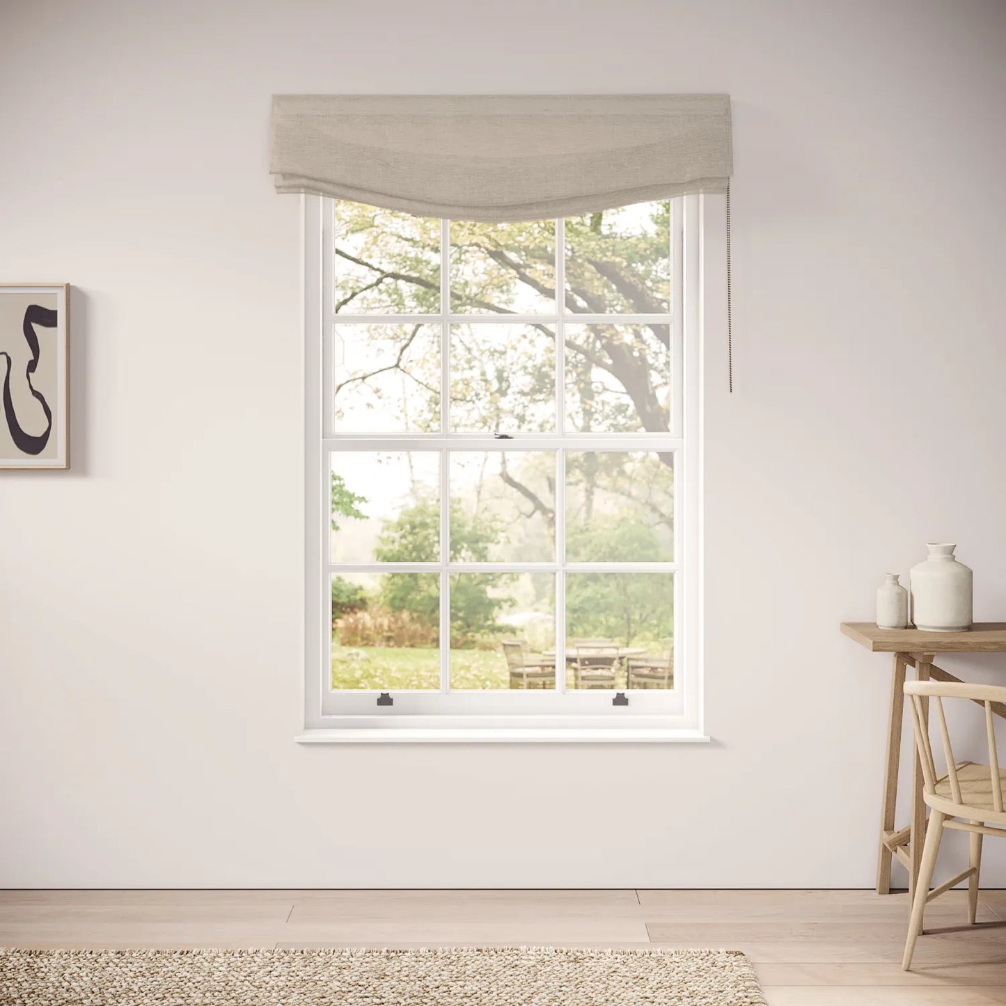 Lumley Blind - Slubby Sheer - Oatmilk