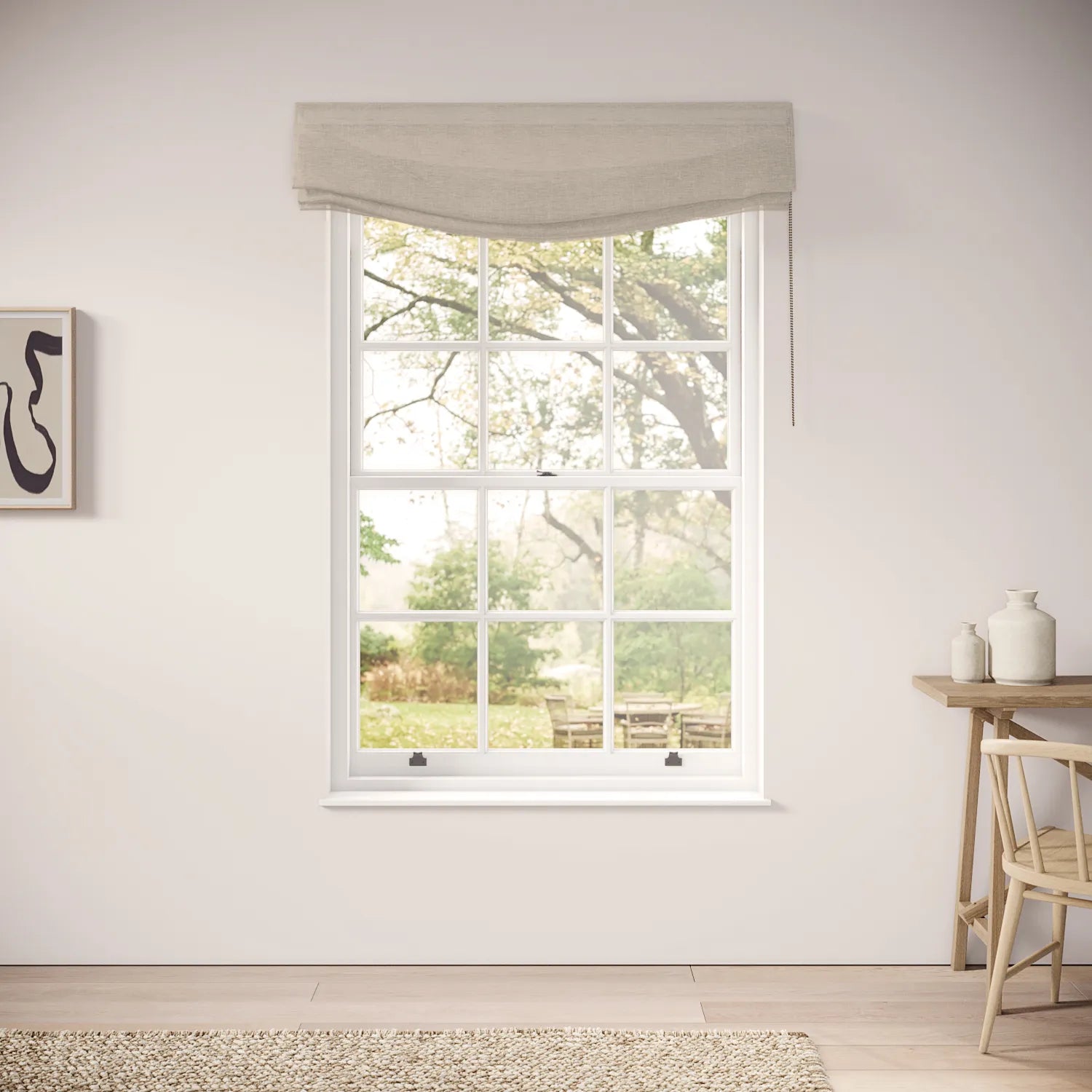 Lumley Blind - Slubby Sheer - Oatmilk