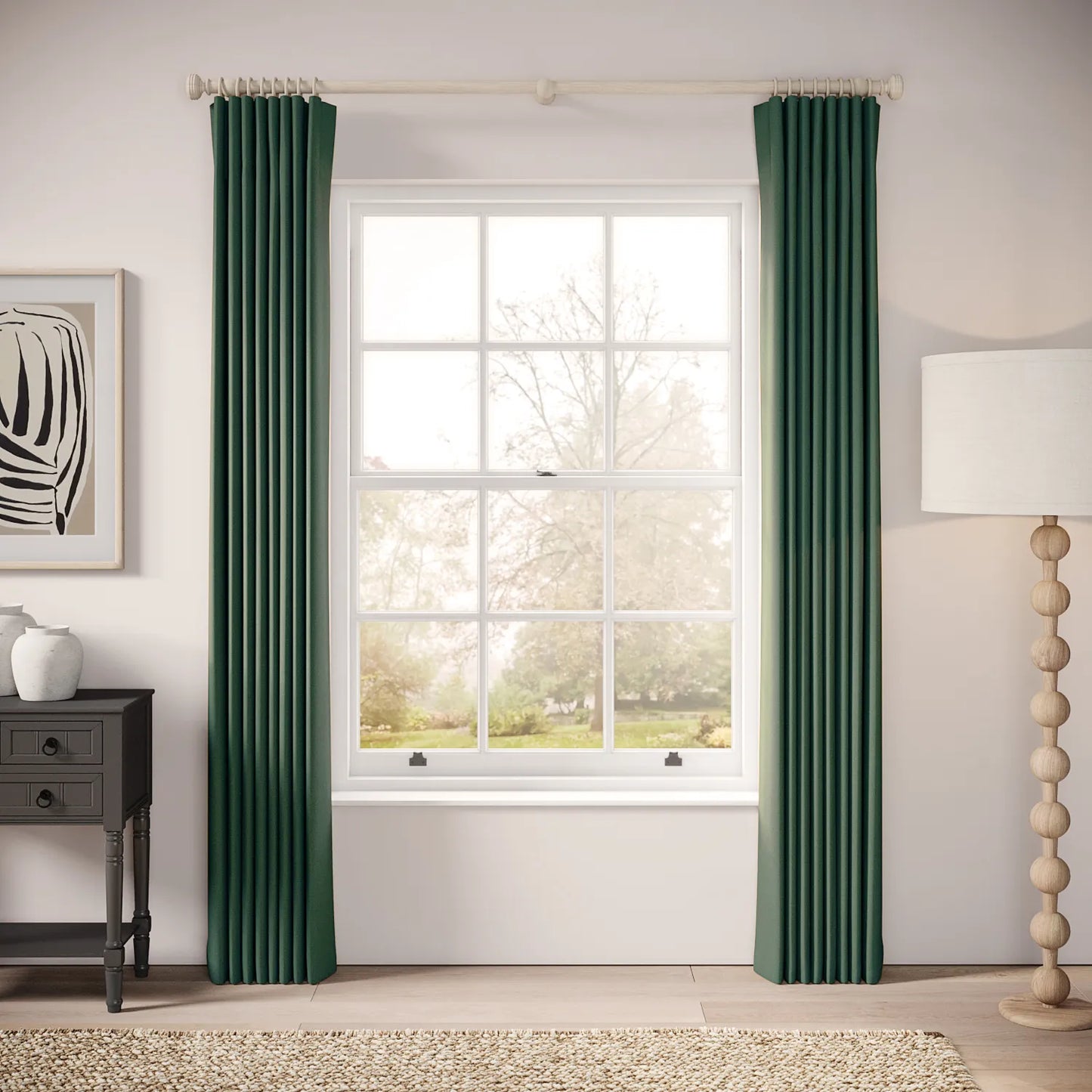 Matchbox Curtains - Brushed Cotton - Montagnes