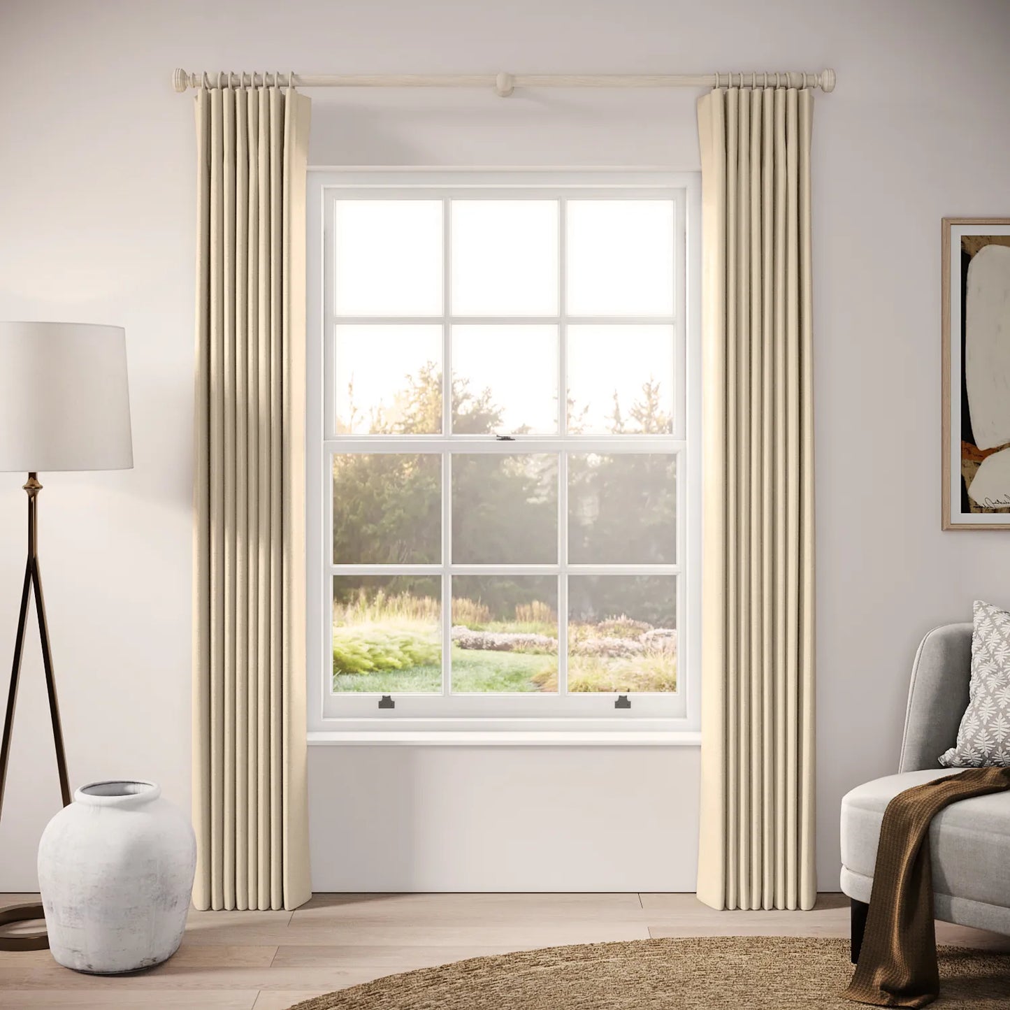 Matchbox Curtains - Eco Weave - Limpet