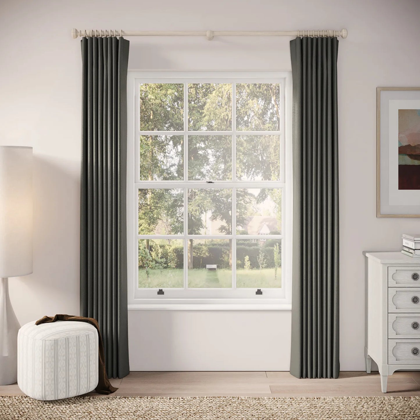 Matchbox Curtains - Eco Weave - Nimbus