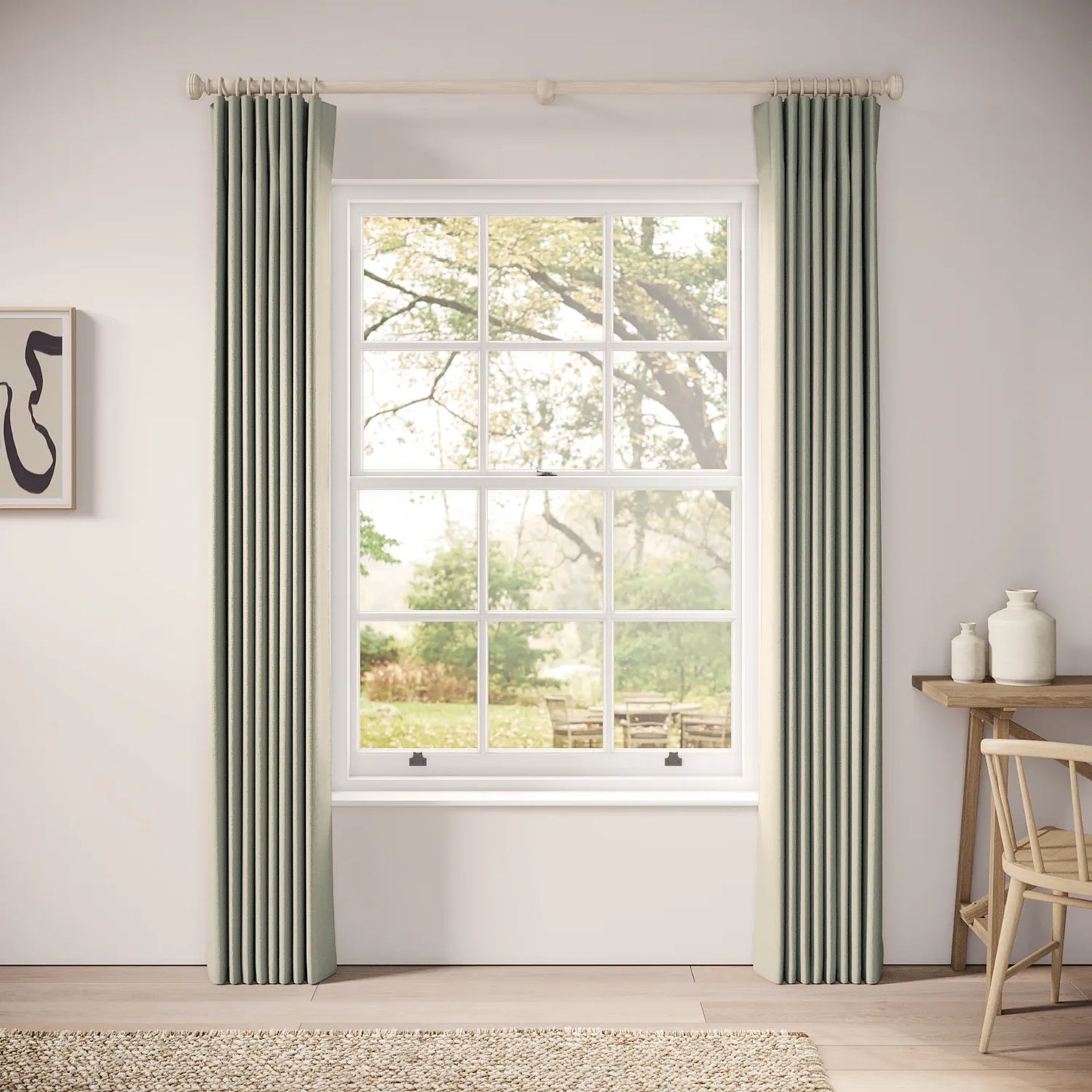 Matchbox Curtains - Eco Weave - Tidal Pool