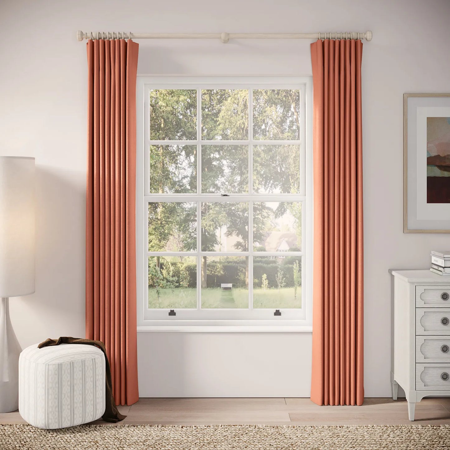 Matchbox Curtains - Linen Blend - Dimples