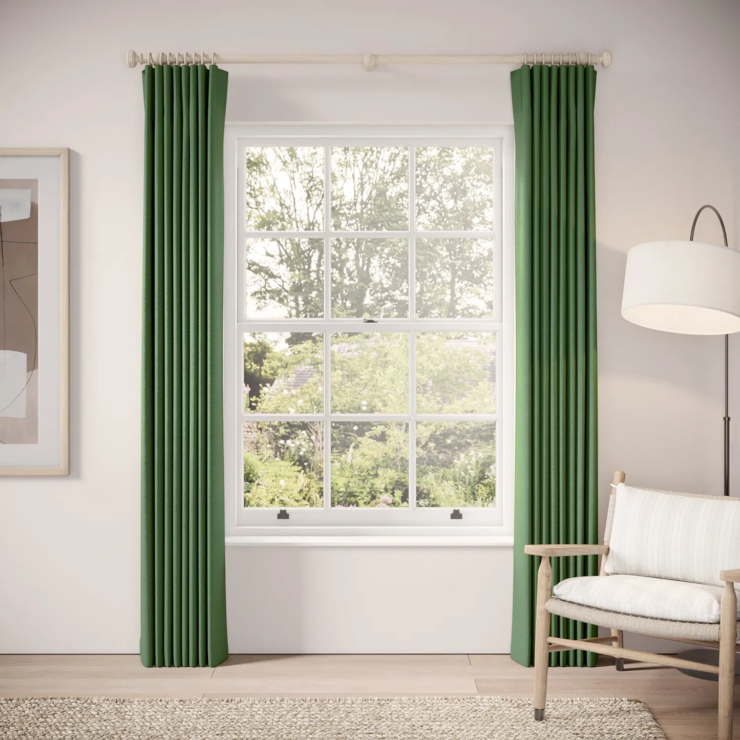 Matchbox Curtains - Linen Blend - Lawnmower