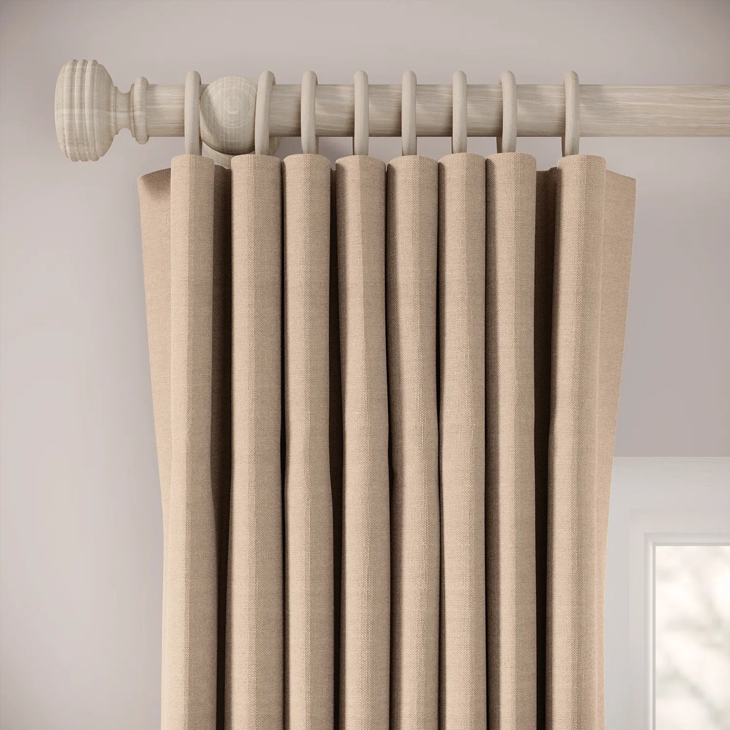Matchbox Curtains - Pure Linen - Conch