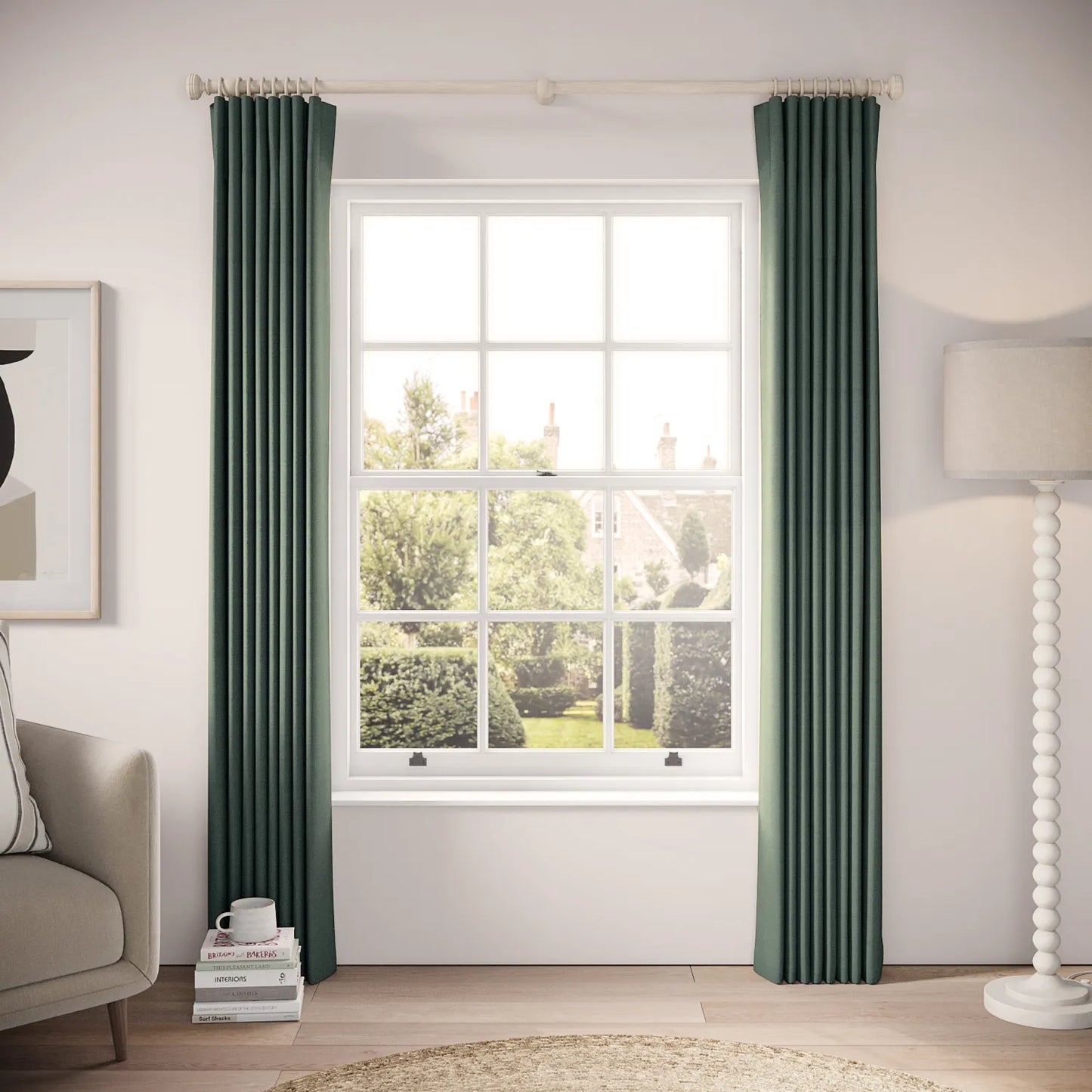 Matchbox Curtains - Pure Linen - Flotsam