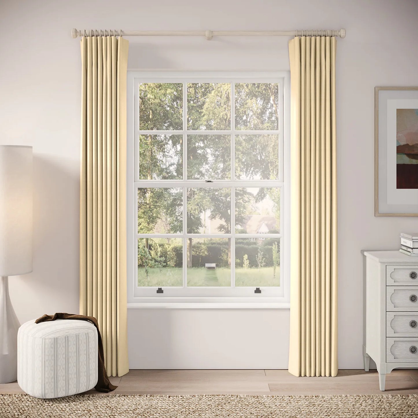 Matchbox Curtains - Pure Linen - Overnight Oats