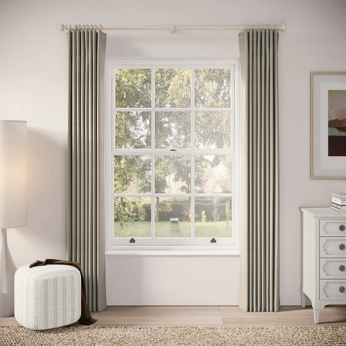 Matchbox Curtains - Pure Linen - Powis Castle