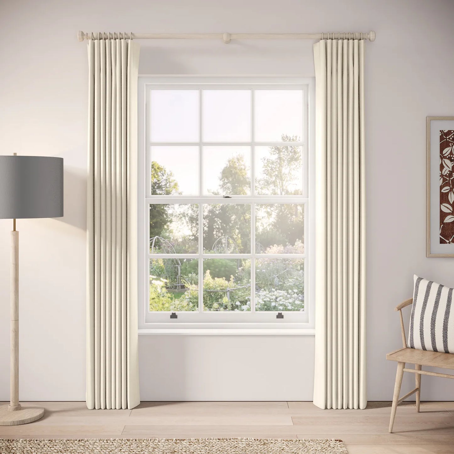 Matchbox Curtains - Pure Linen - Shakespeare