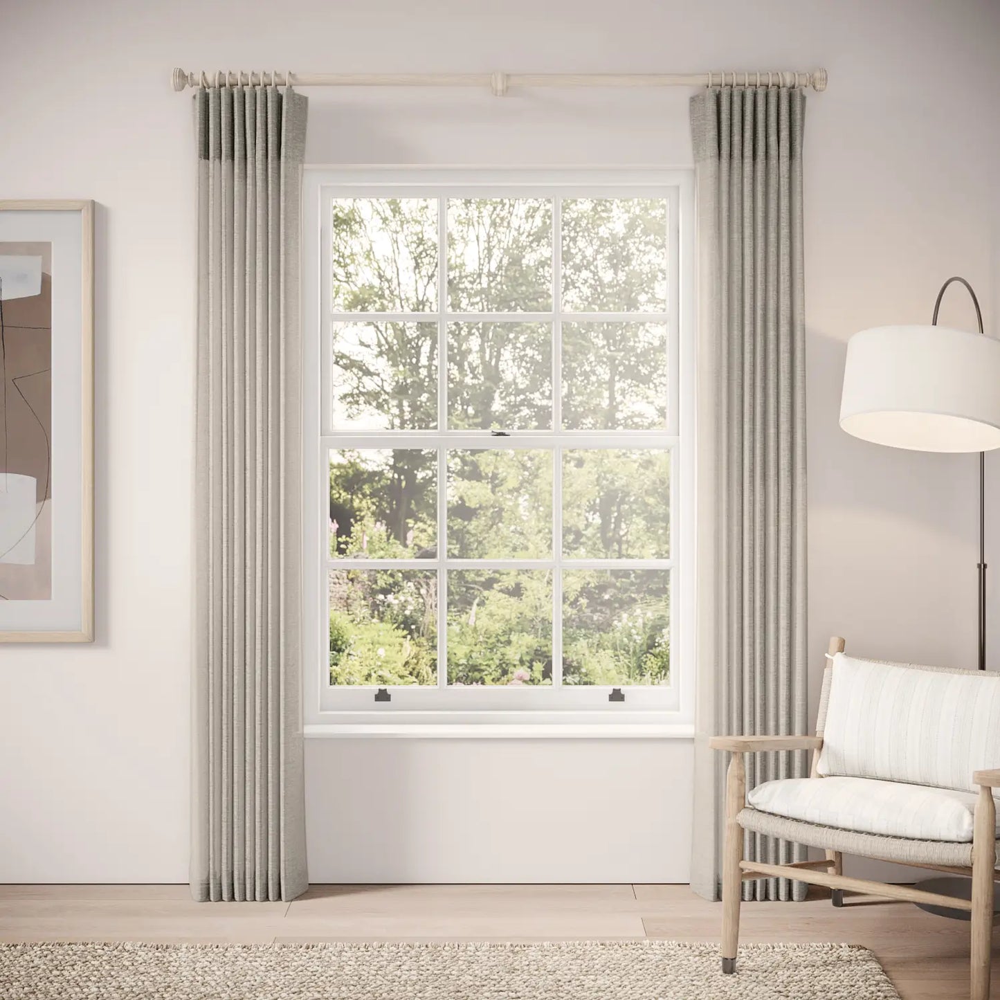 Matchbox Curtains - Slubby Sheer - Hen of the Woods