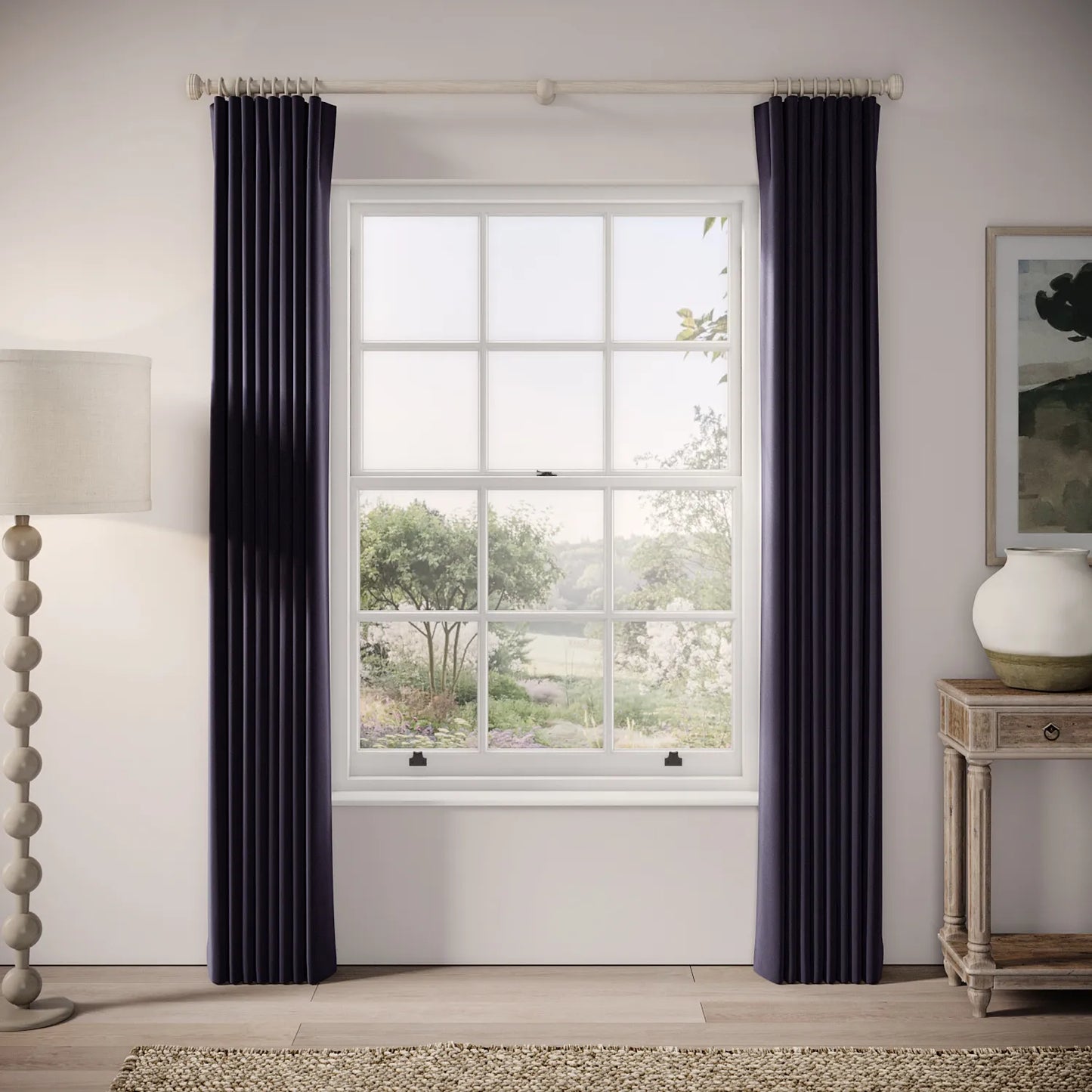 Matchbox Curtains - Soft Velvet - Bramble Jam