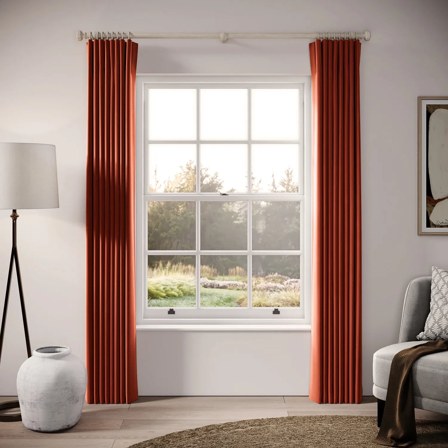 Matchbox Curtains - Soft Velvet - Cookout