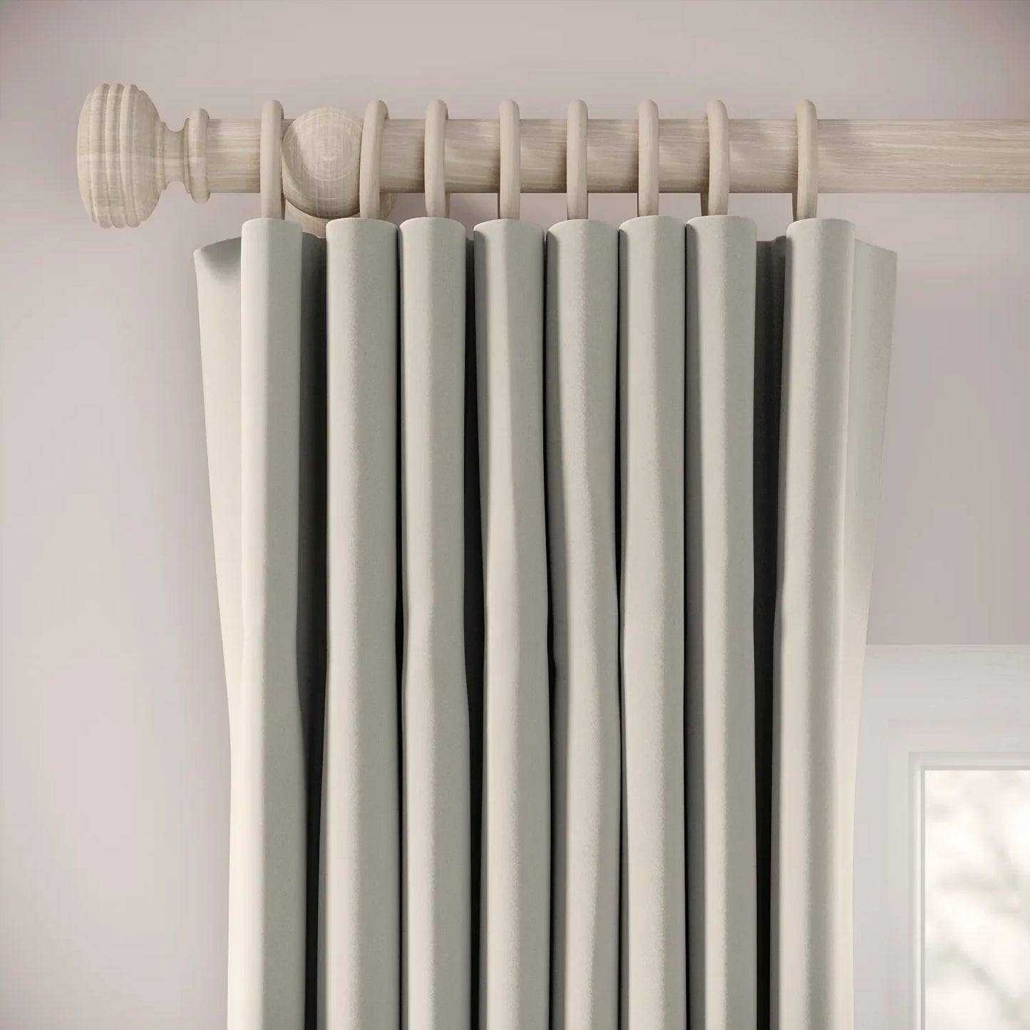 Matchbox Curtains - Soft Velvet - Mog