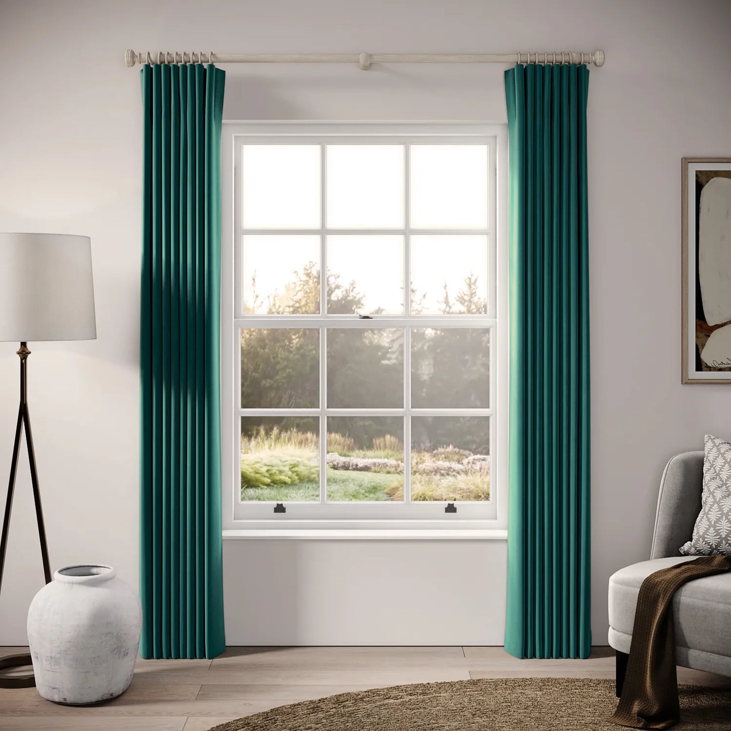 Matchbox Curtains - Soft Velvet - Mothercombe