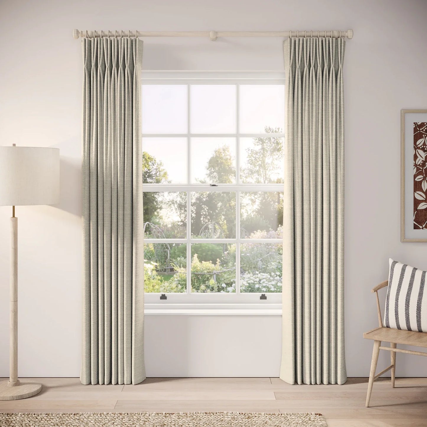 Merlin's Beard Curtains - Eco Boucle - Pebblish