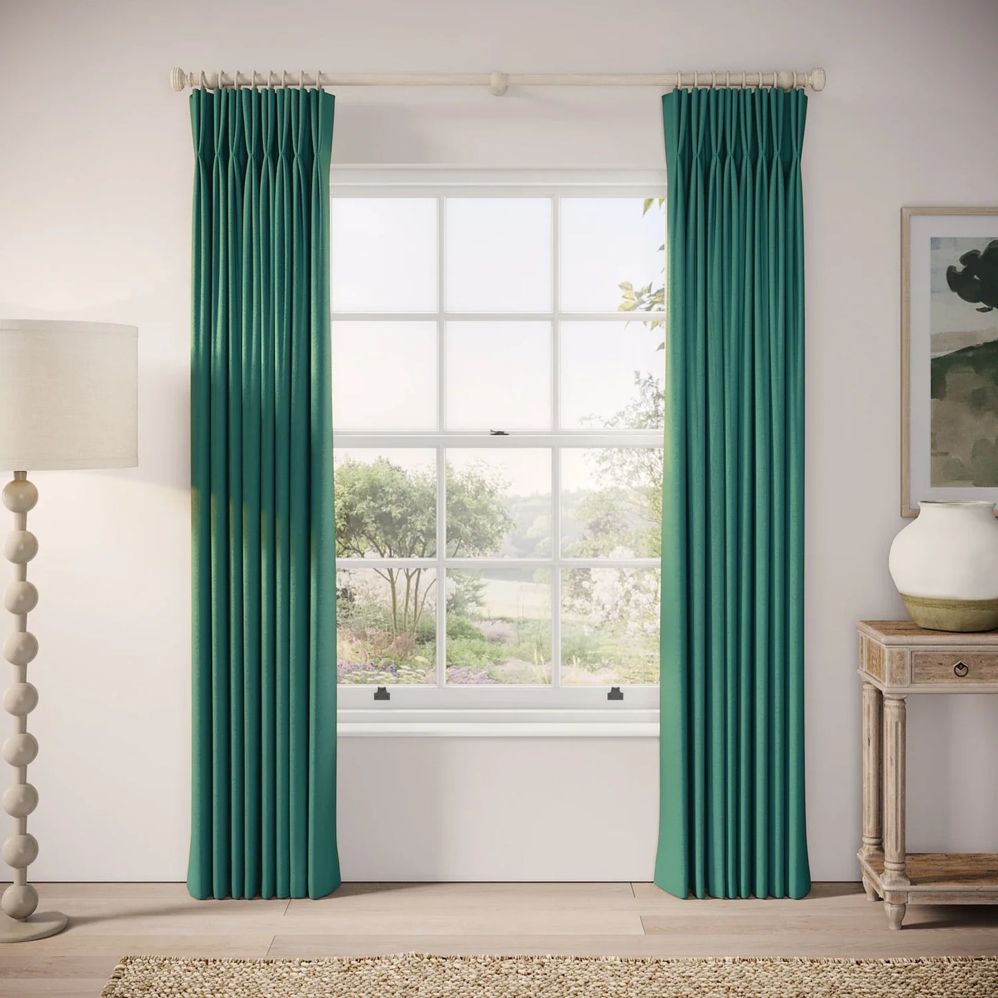 Merlin's Beard Curtains - Linen Blend - Agra